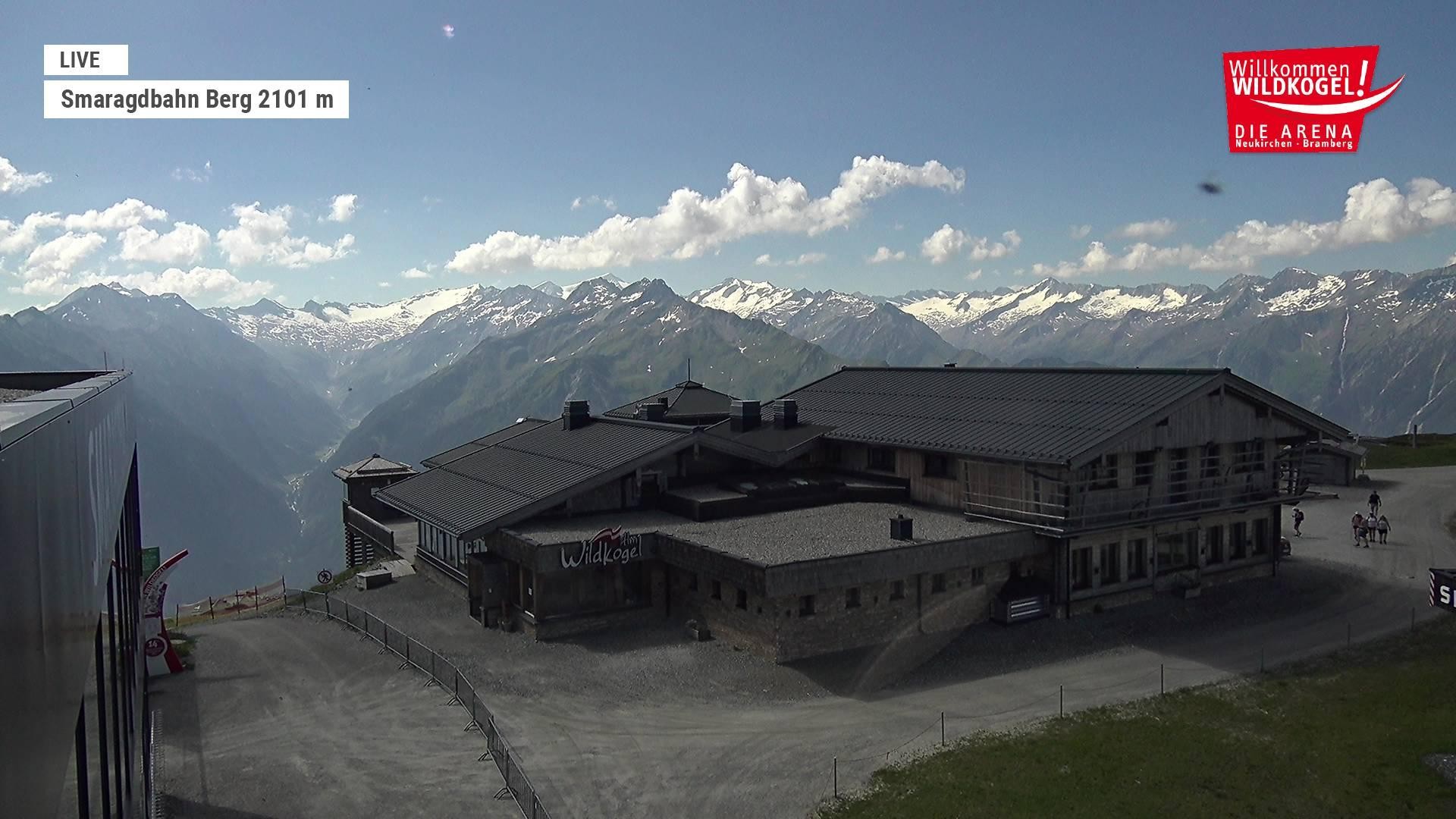 Archiv Foto Webcam Bergstation Smaragdbahn (Wildkogel-Arena)