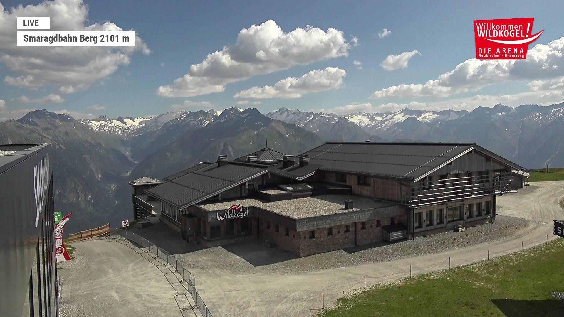 Archiv Foto Webcam Bergstation Smaragdbahn (Wildkogel-Arena)