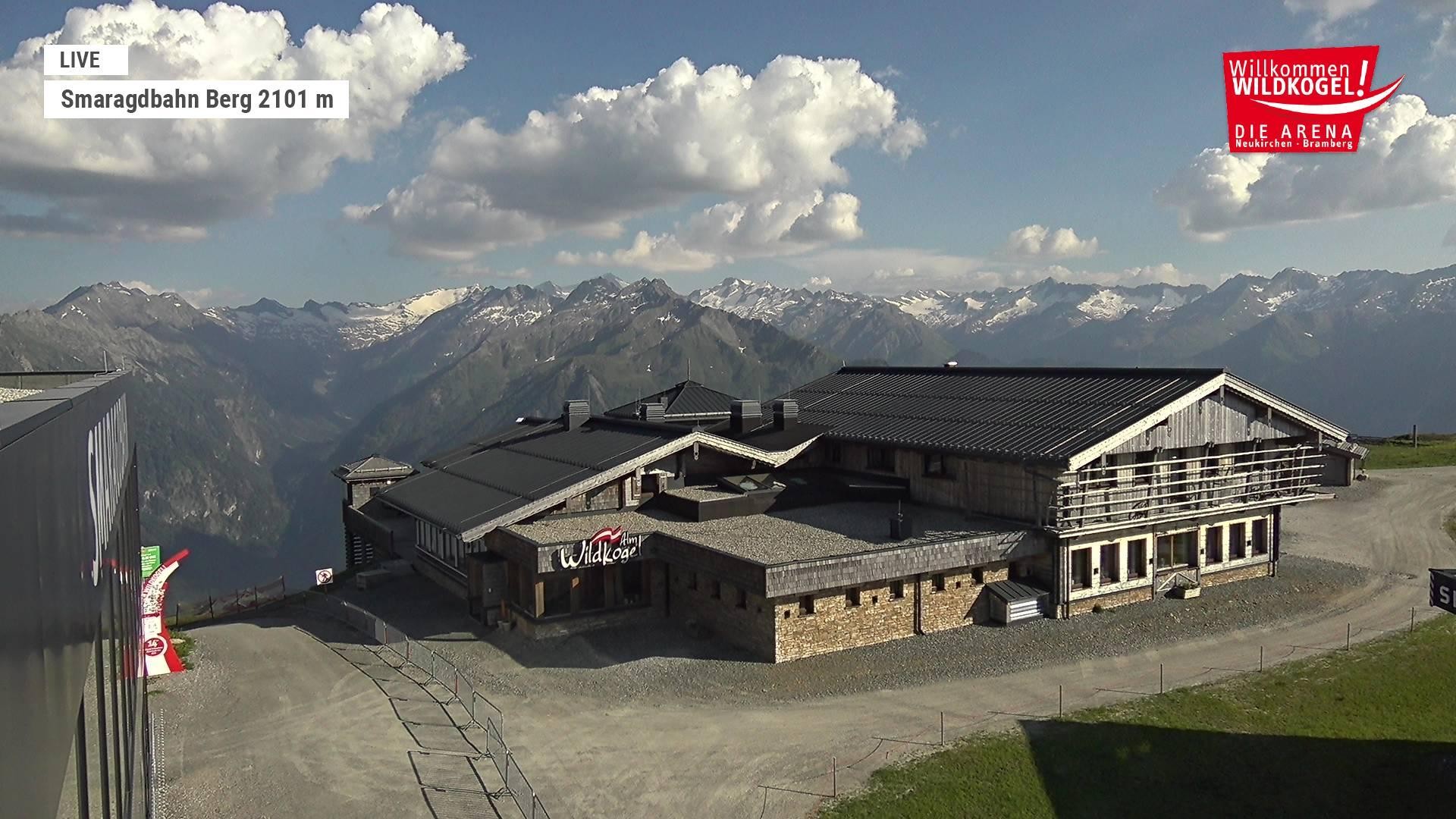 Archiv Foto Webcam Bergstation Smaragdbahn (Wildkogel-Arena)