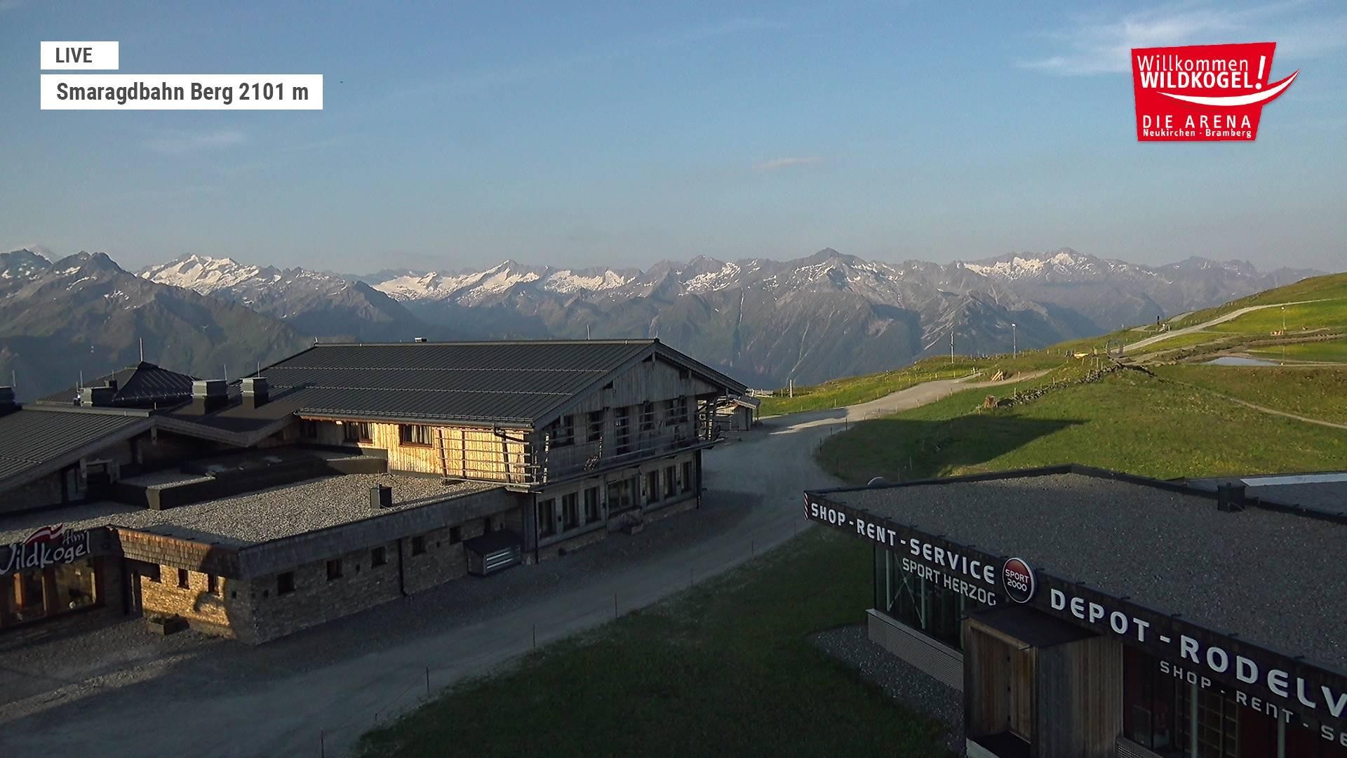 Archiv Foto Webcam Bergstation Smaragdbahn (Wildkogel-Arena)