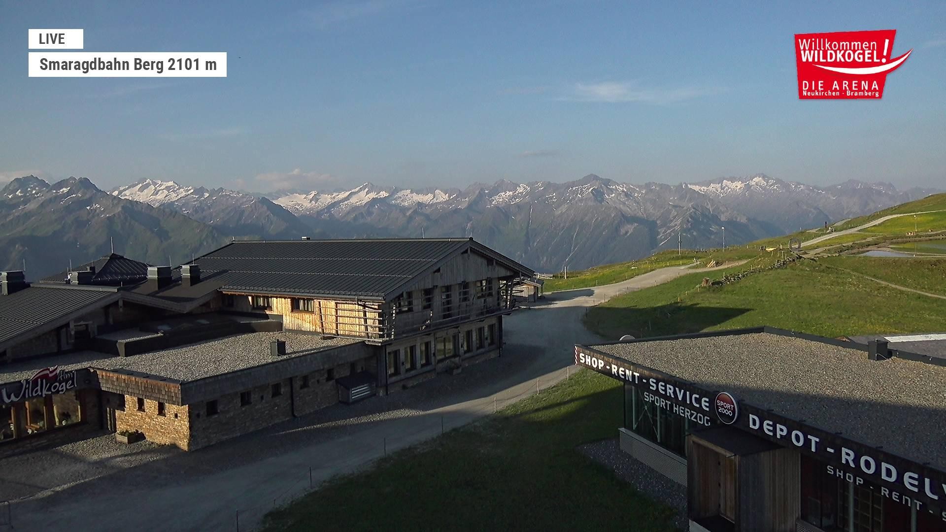 Archiv Foto Webcam Bergstation Smaragdbahn (Wildkogel-Arena)