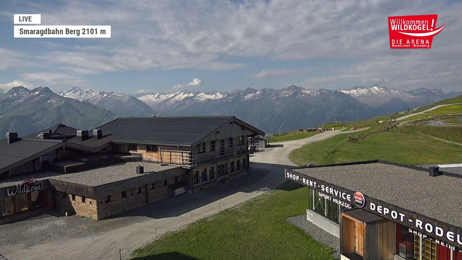 Archiv Foto Webcam Bergstation Smaragdbahn (Wildkogel-Arena)