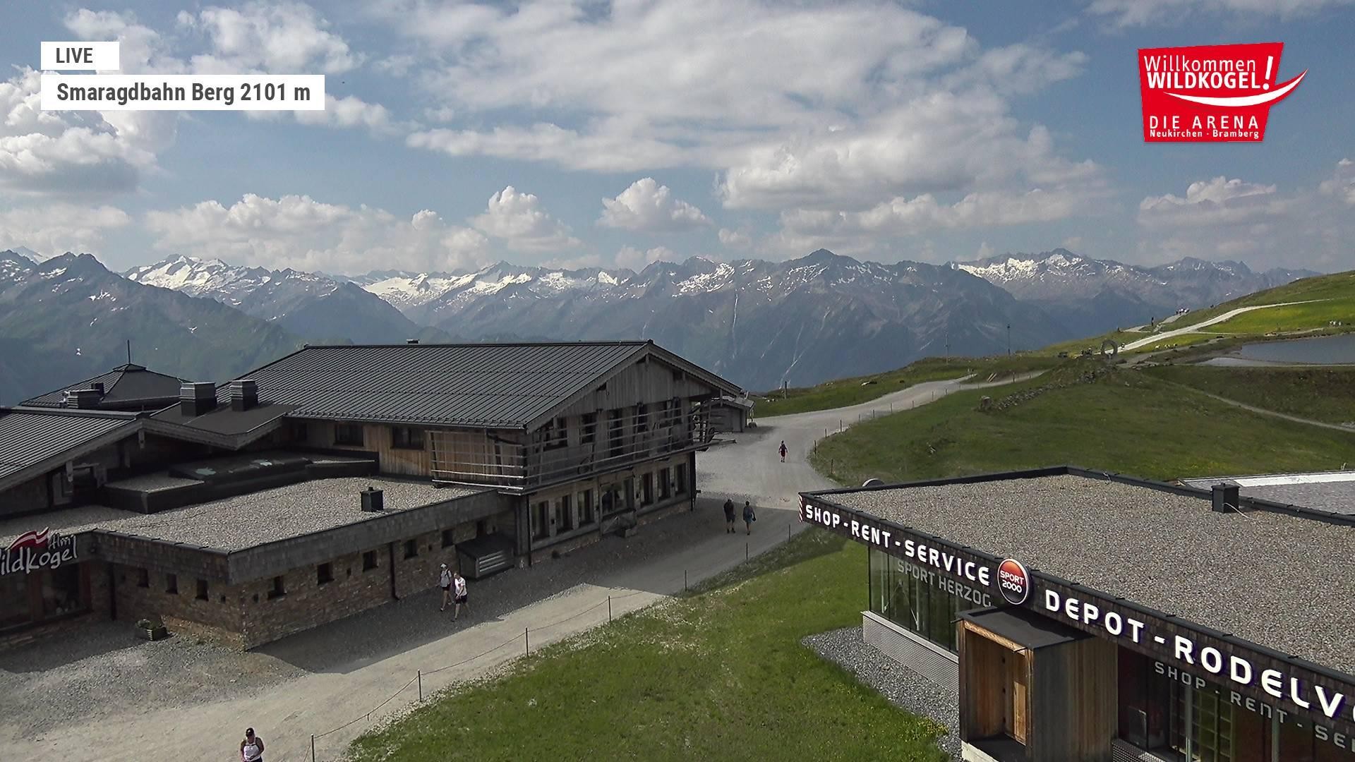 Archiv Foto Webcam Bergstation Smaragdbahn (Wildkogel-Arena)