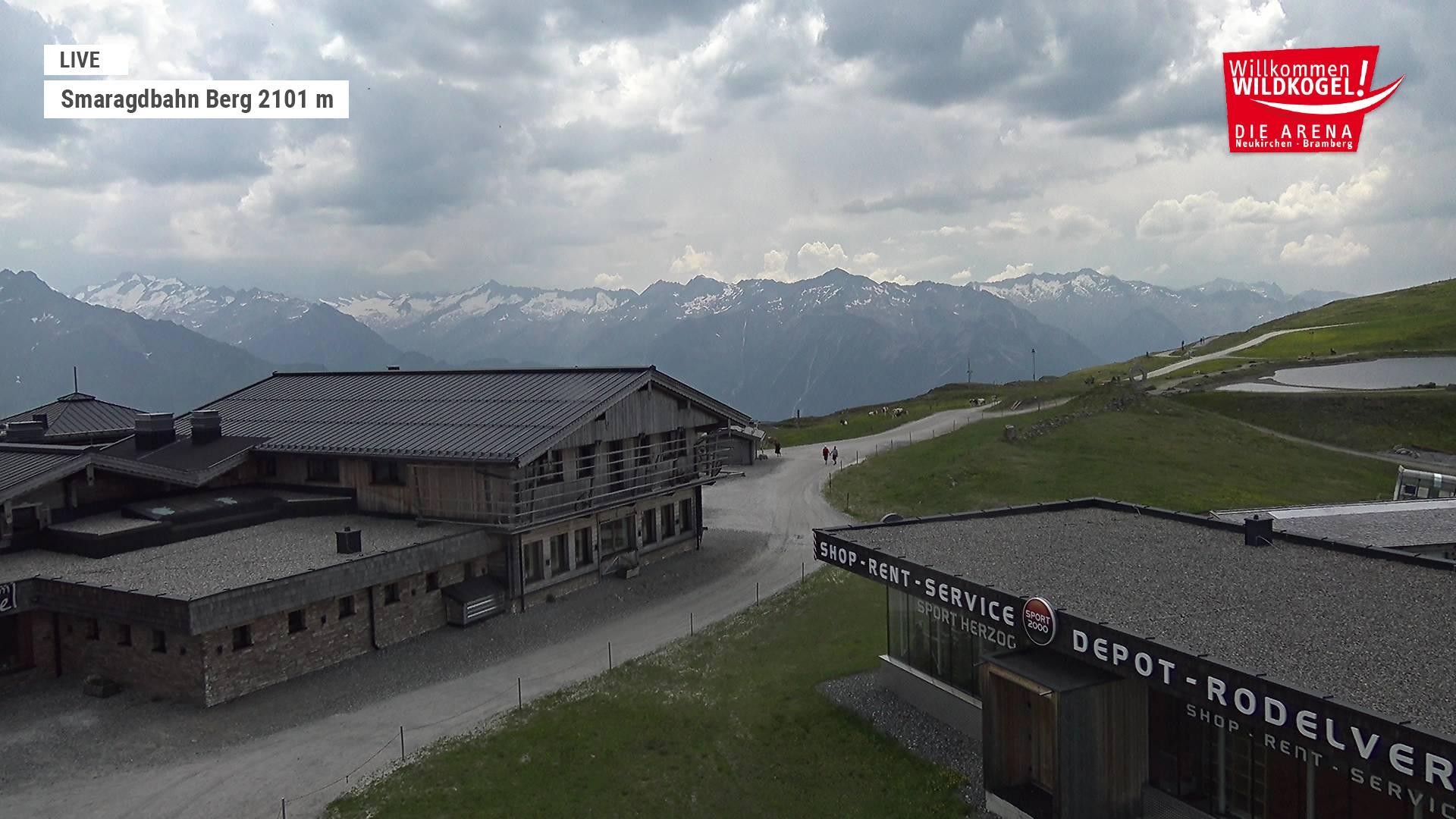 Archiv Foto Webcam Bergstation Smaragdbahn (Wildkogel-Arena)