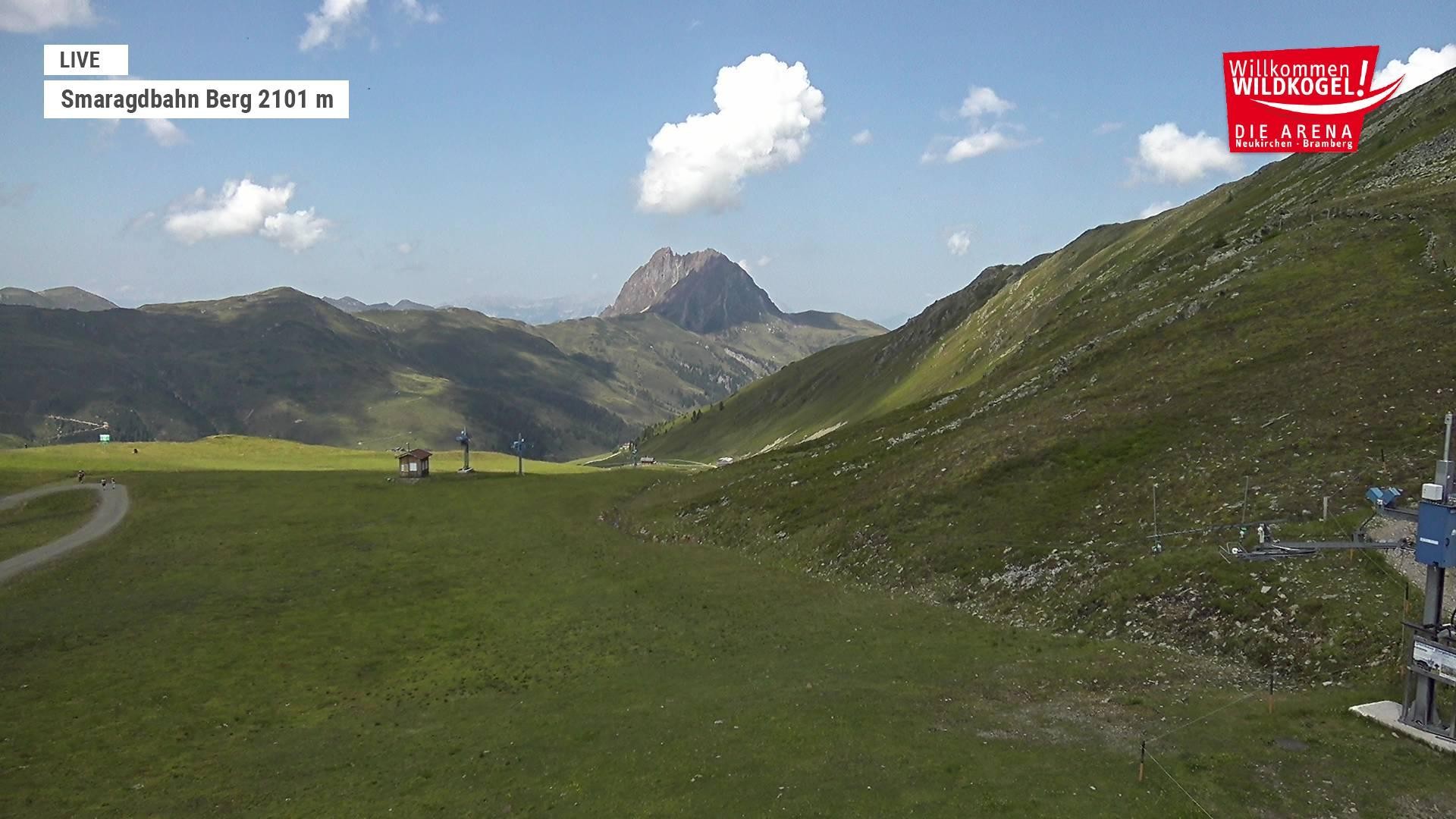 Archiv Foto Webcam Bergstation Smaragdbahn (Wildkogel-Arena)