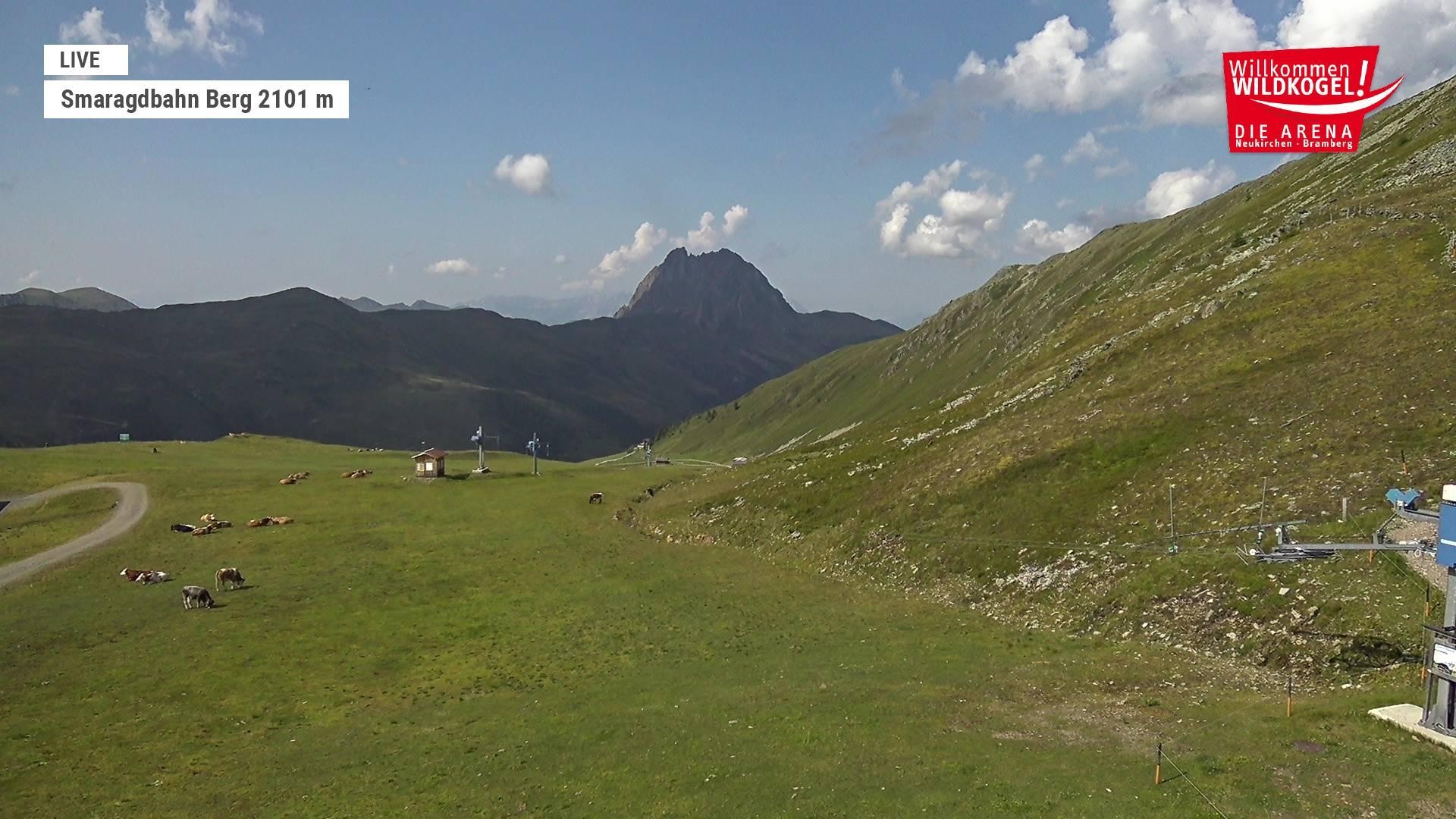 Archiv Foto Webcam Bergstation Smaragdbahn (Wildkogel-Arena)