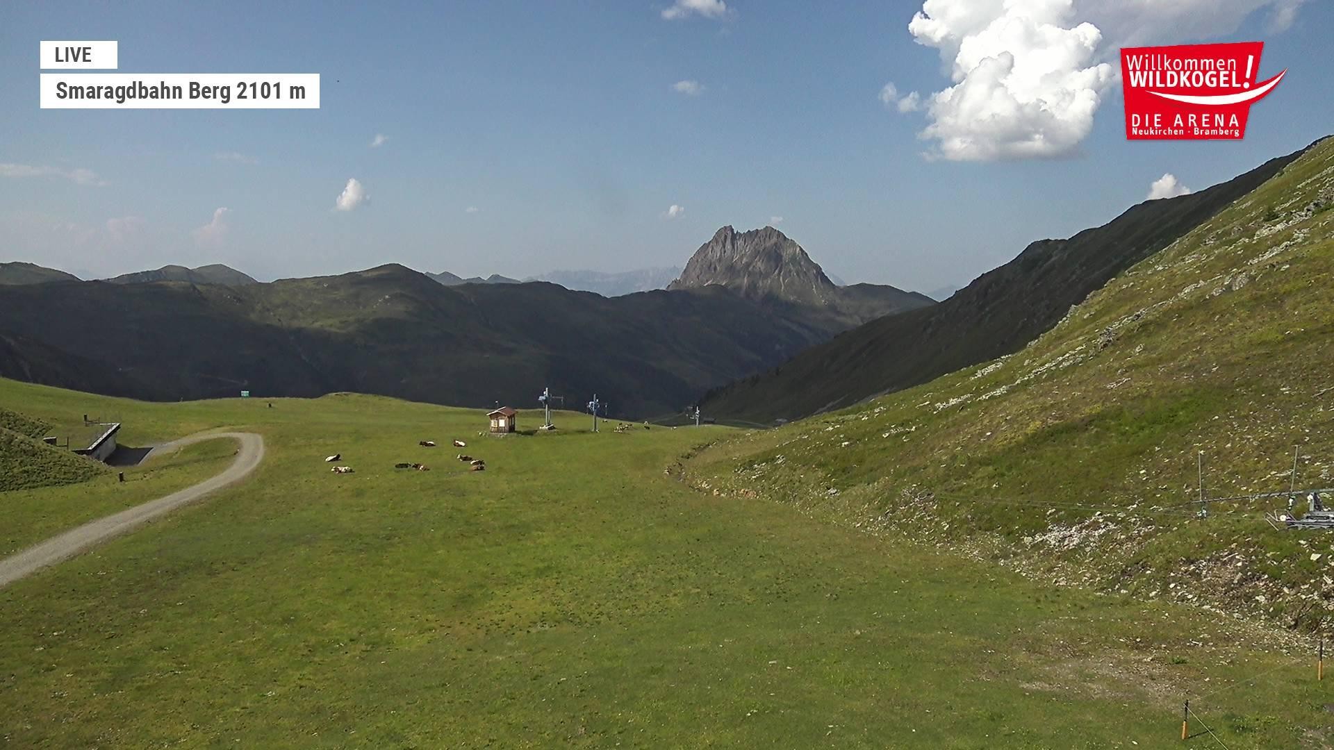 Archiv Foto Webcam Bergstation Smaragdbahn (Wildkogel-Arena)