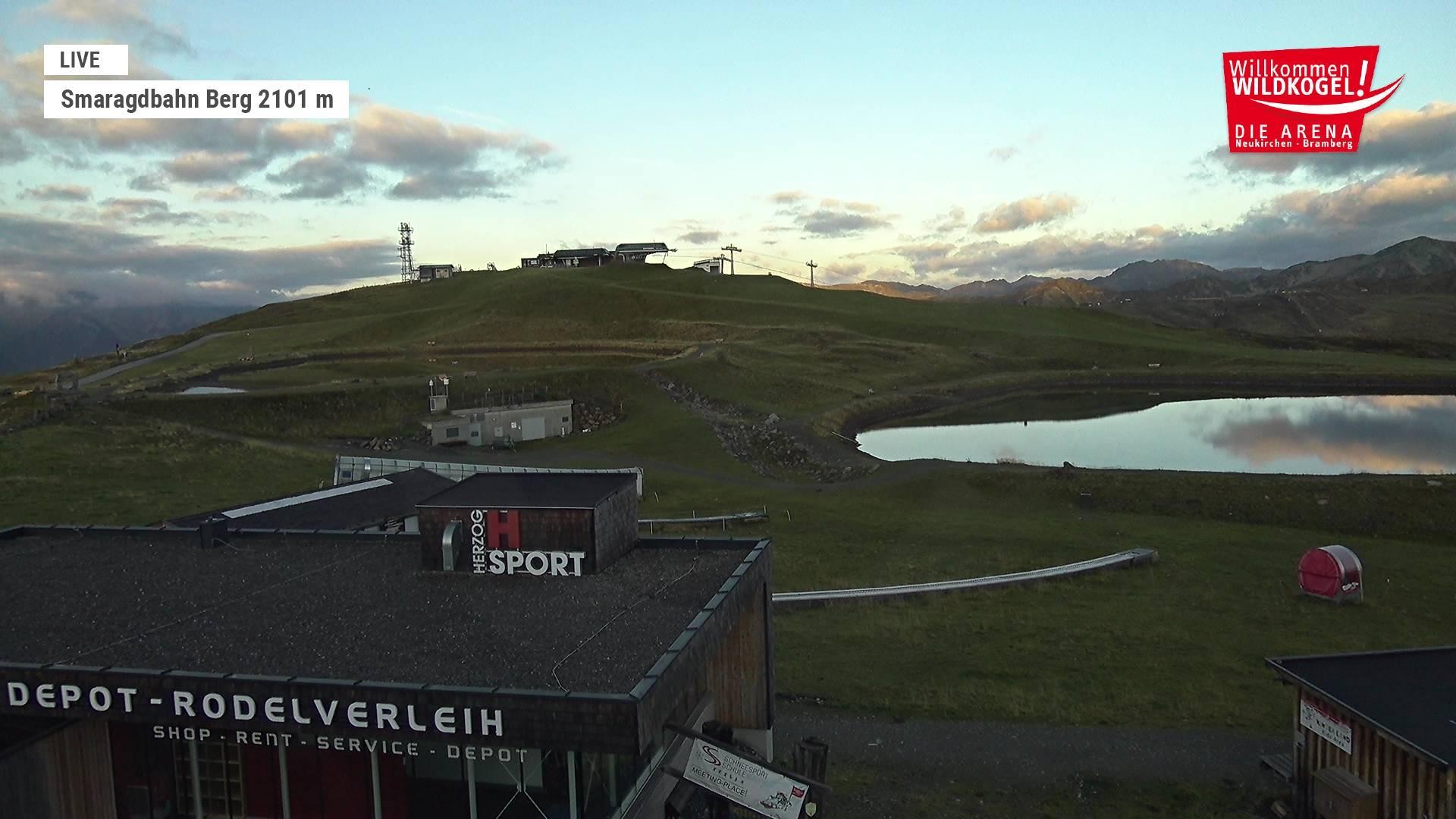 Archiv Foto Webcam Bergstation Smaragdbahn (Wildkogel-Arena)