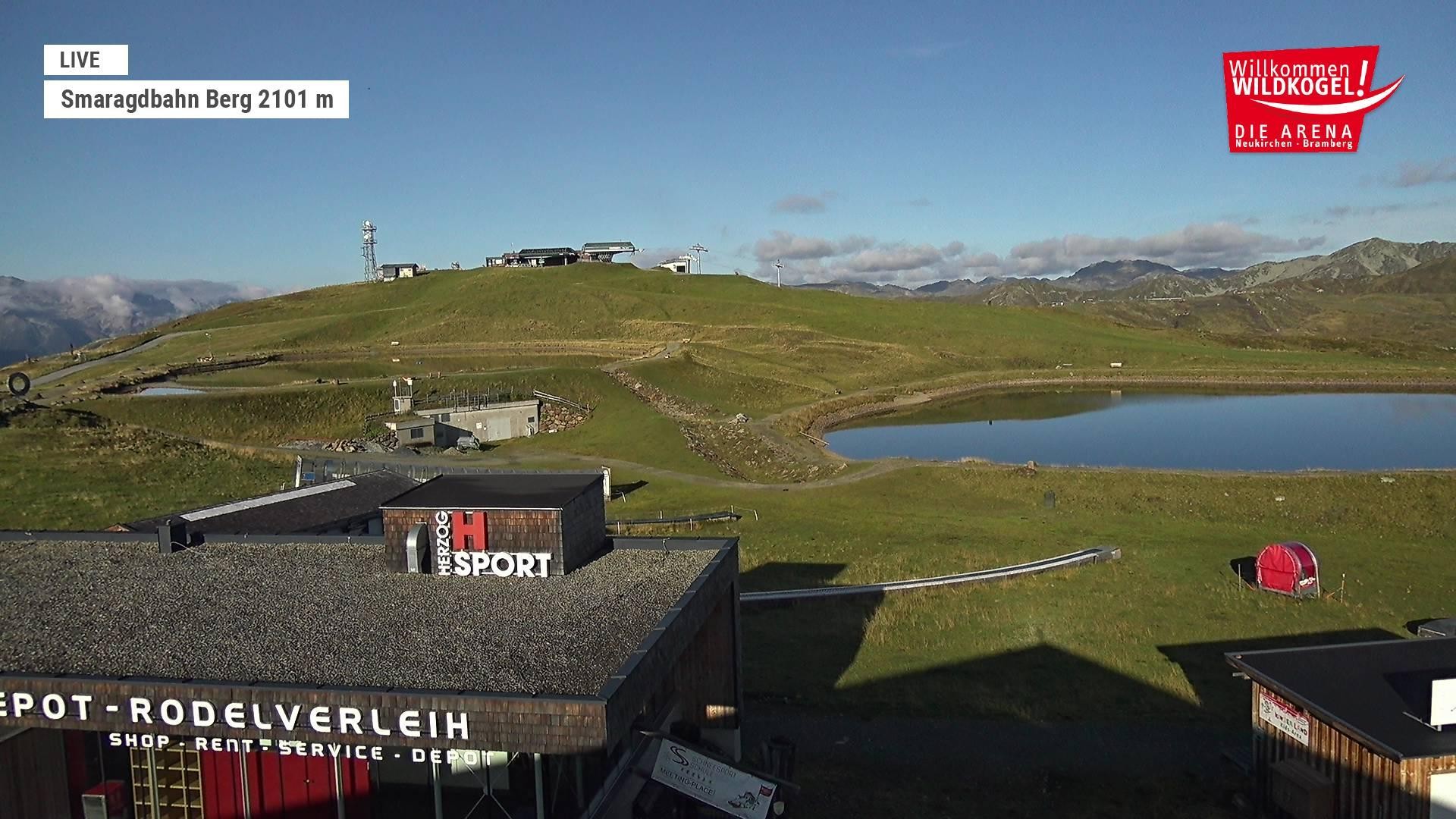Archiv Foto Webcam Bergstation Smaragdbahn (Wildkogel-Arena)
