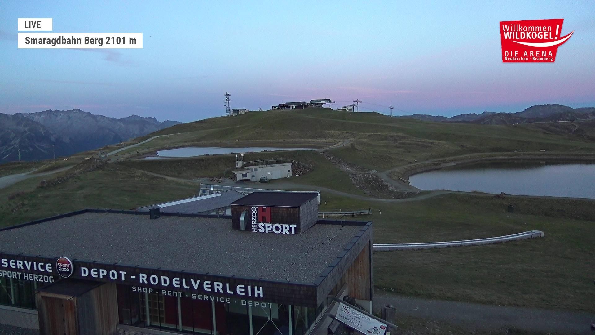 Archiv Foto Webcam Bergstation Smaragdbahn (Wildkogel-Arena)