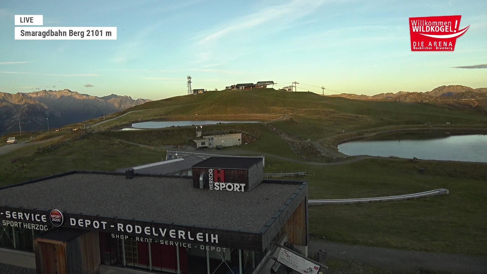 Archiv Foto Webcam Bergstation Smaragdbahn (Wildkogel-Arena)