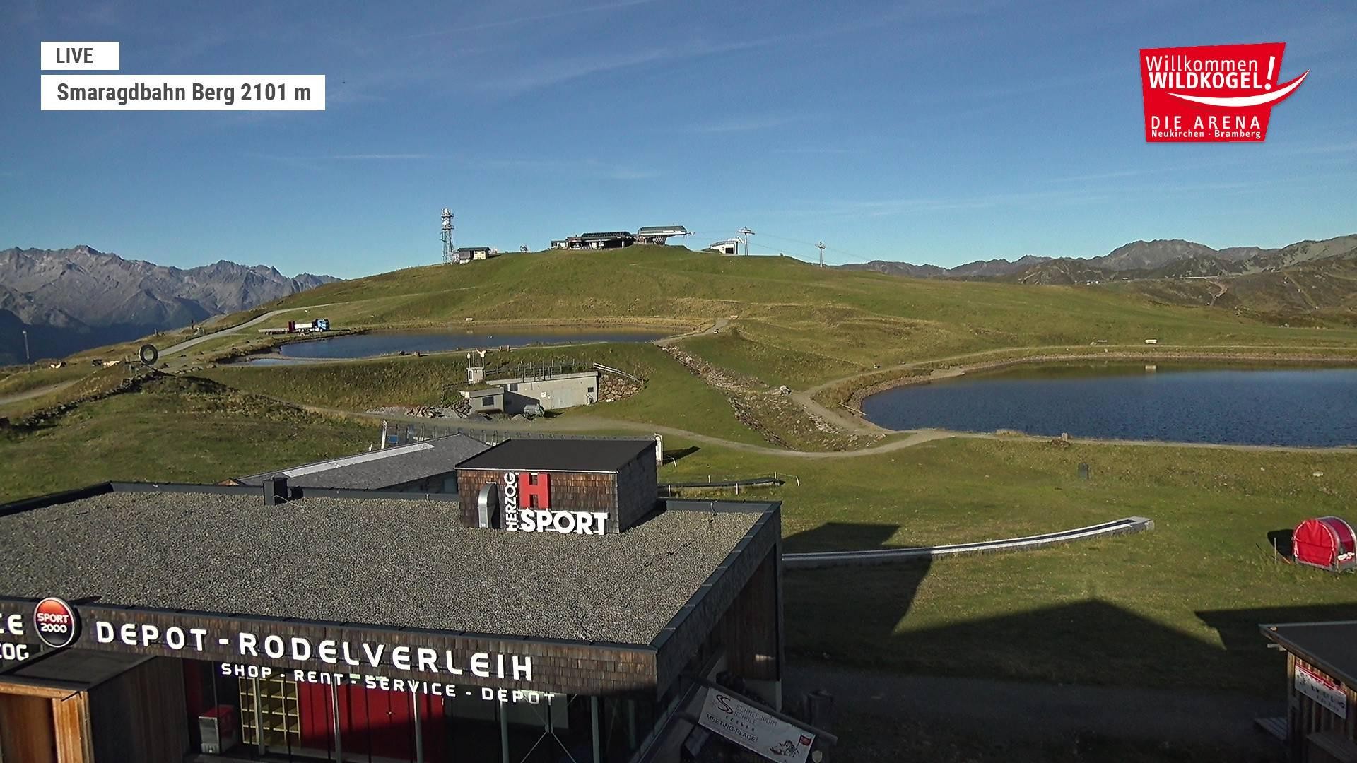 Archiv Foto Webcam Bergstation Smaragdbahn (Wildkogel-Arena)