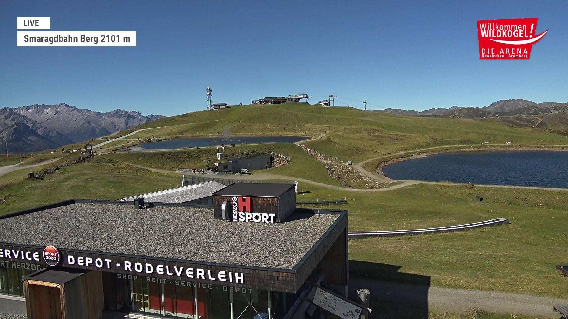 Archiv Foto Webcam Bergstation Smaragdbahn (Wildkogel-Arena)