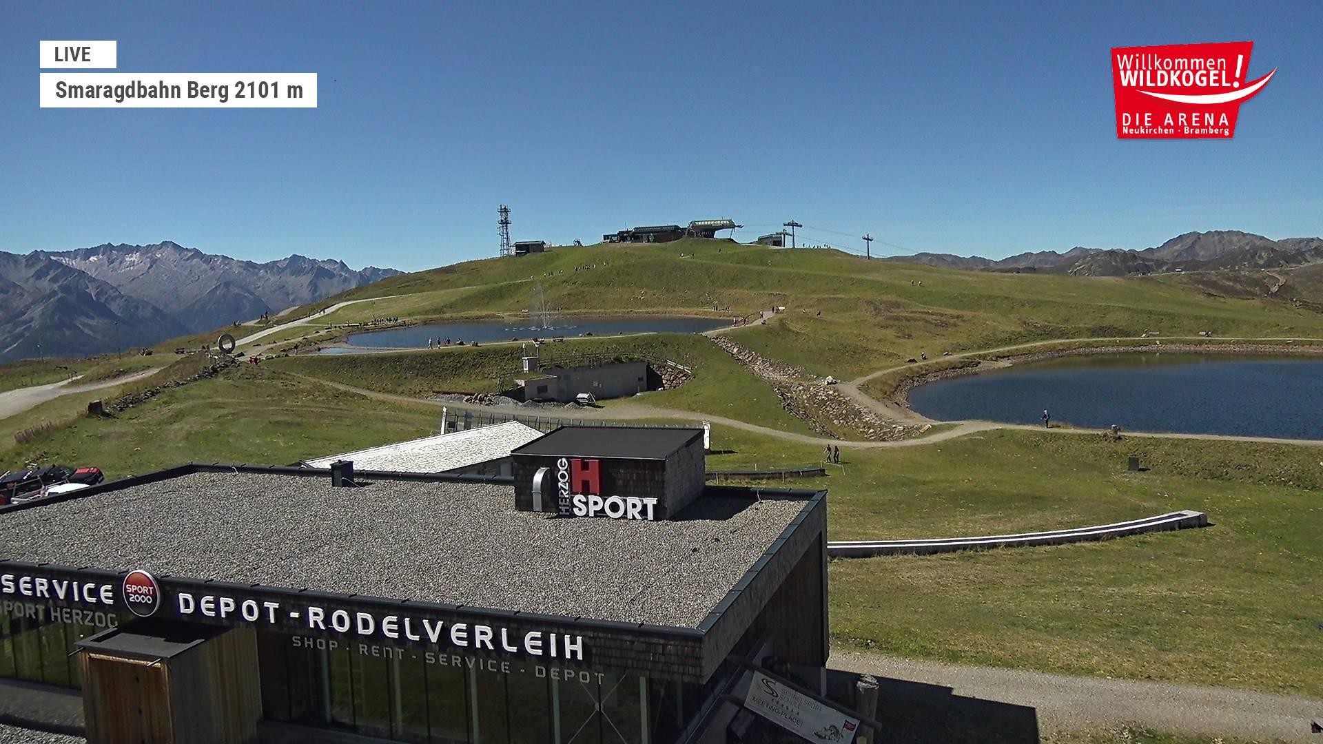 Archiv Foto Webcam Bergstation Smaragdbahn (Wildkogel-Arena)