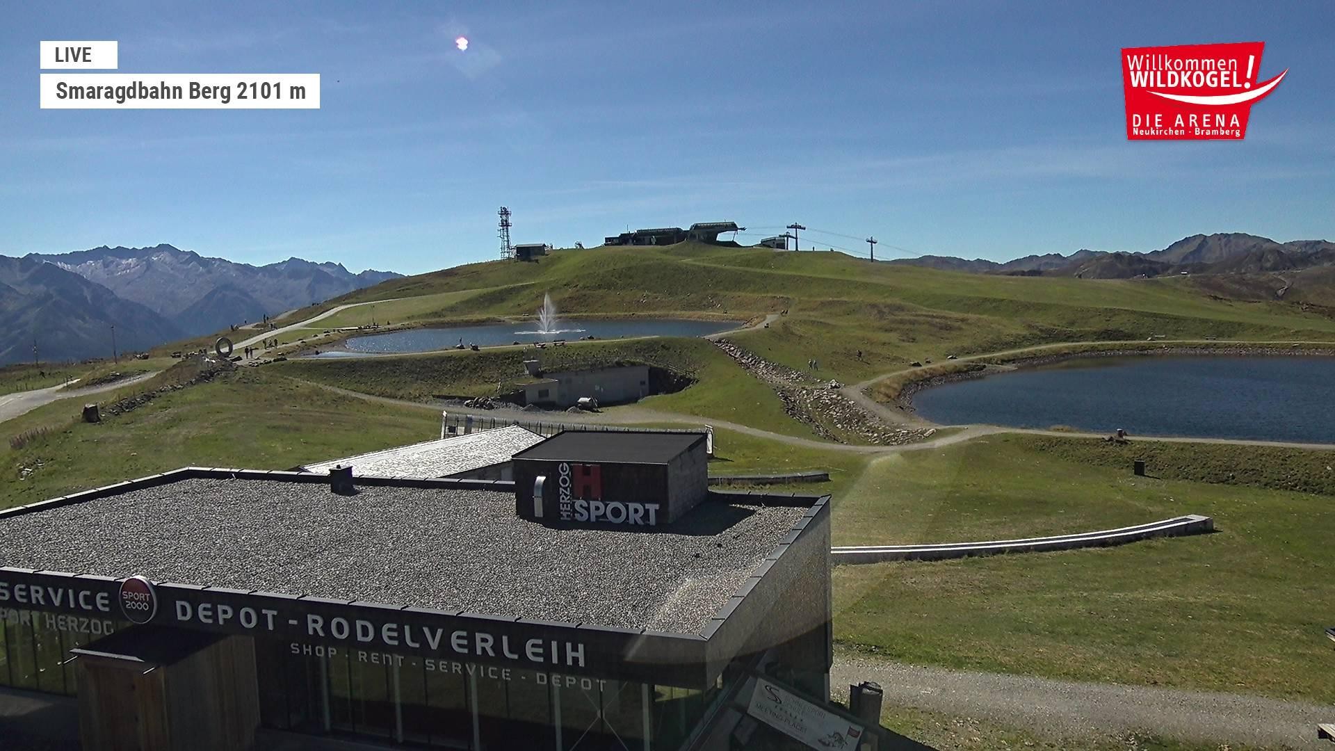 Archiv Foto Webcam Bergstation Smaragdbahn (Wildkogel-Arena)