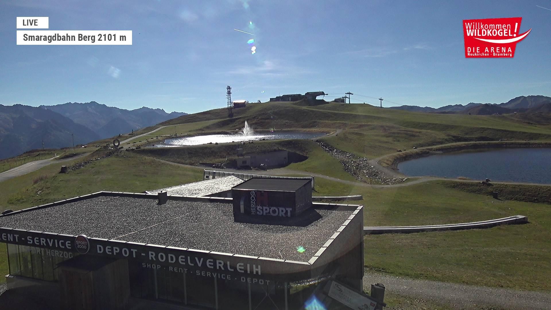 Archiv Foto Webcam Bergstation Smaragdbahn (Wildkogel-Arena)