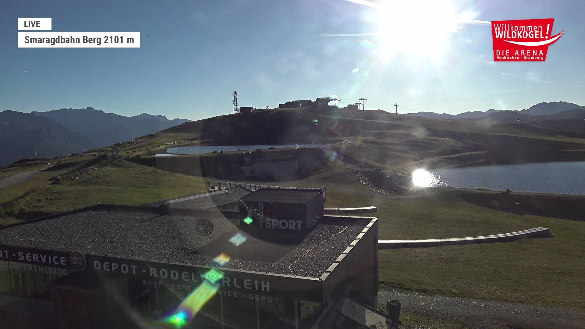 Archiv Foto Webcam Bergstation Smaragdbahn (Wildkogel-Arena)