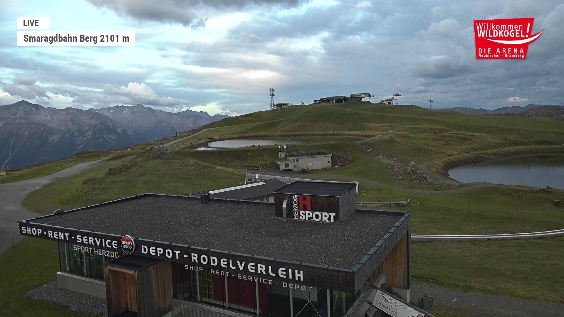 Archiv Foto Webcam Bergstation Smaragdbahn (Wildkogel-Arena)