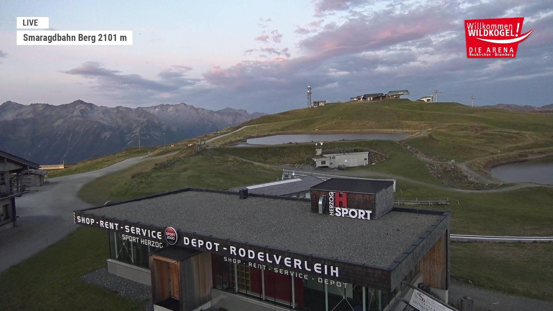 Archiv Foto Webcam Bergstation Smaragdbahn (Wildkogel-Arena)