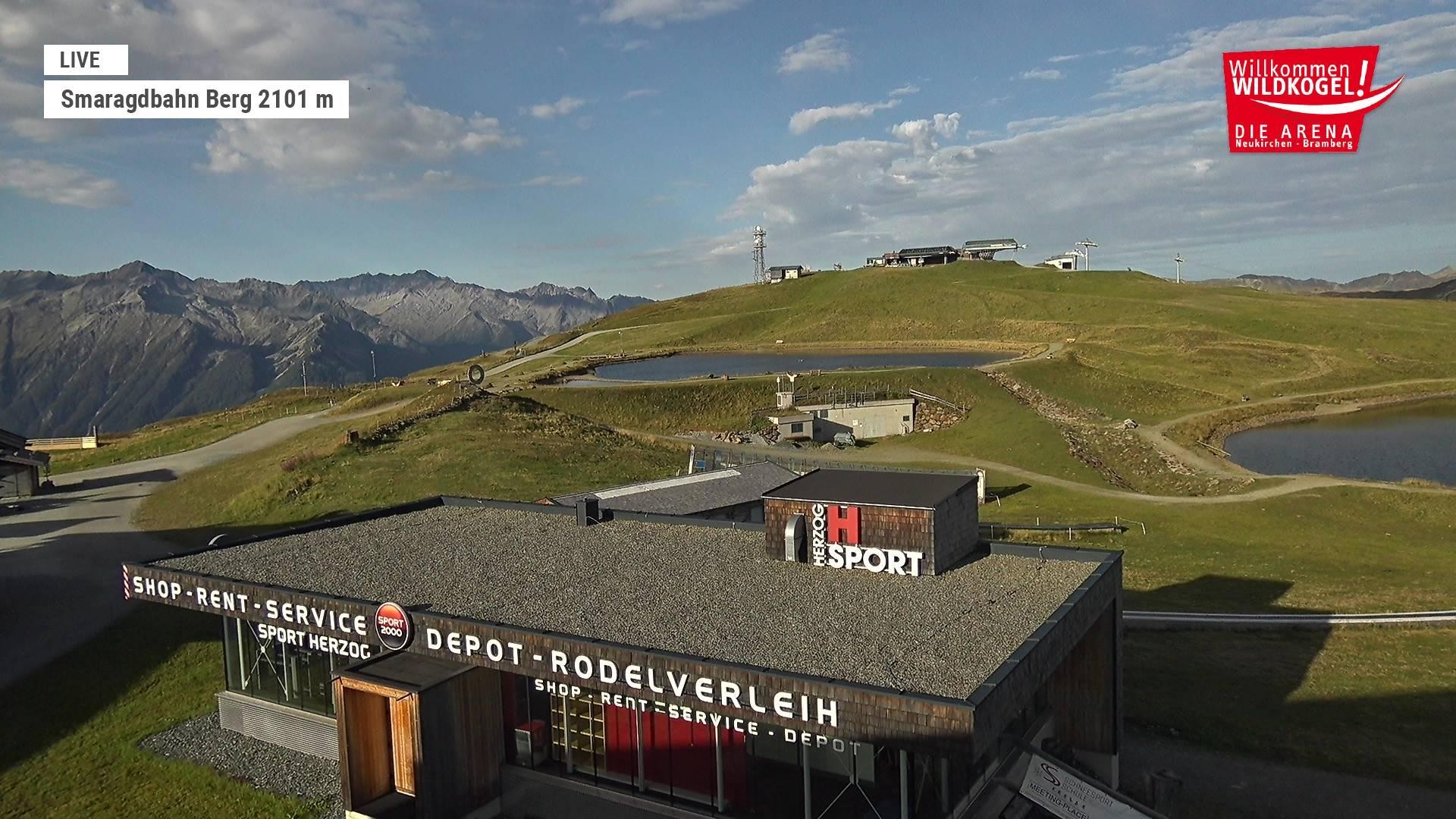 Archiv Foto Webcam Bergstation Smaragdbahn (Wildkogel-Arena)