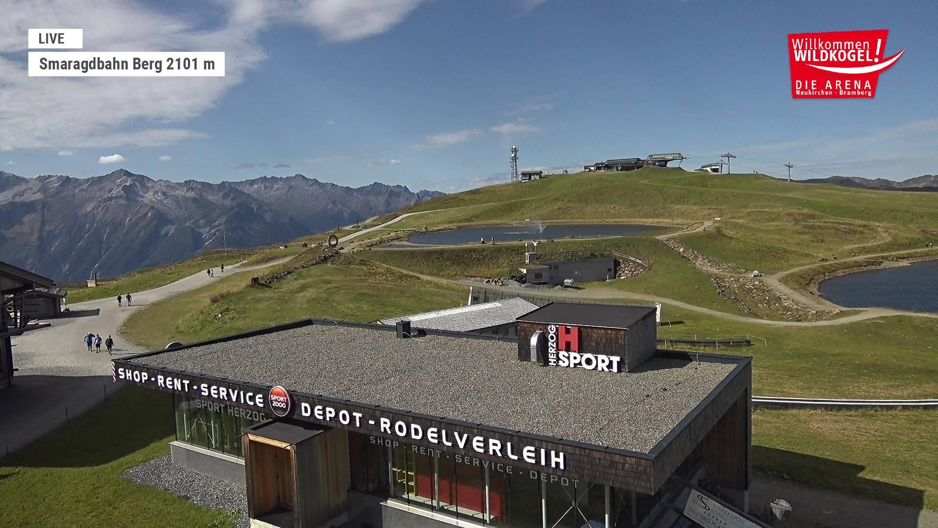 Archiv Foto Webcam Bergstation Smaragdbahn (Wildkogel-Arena)