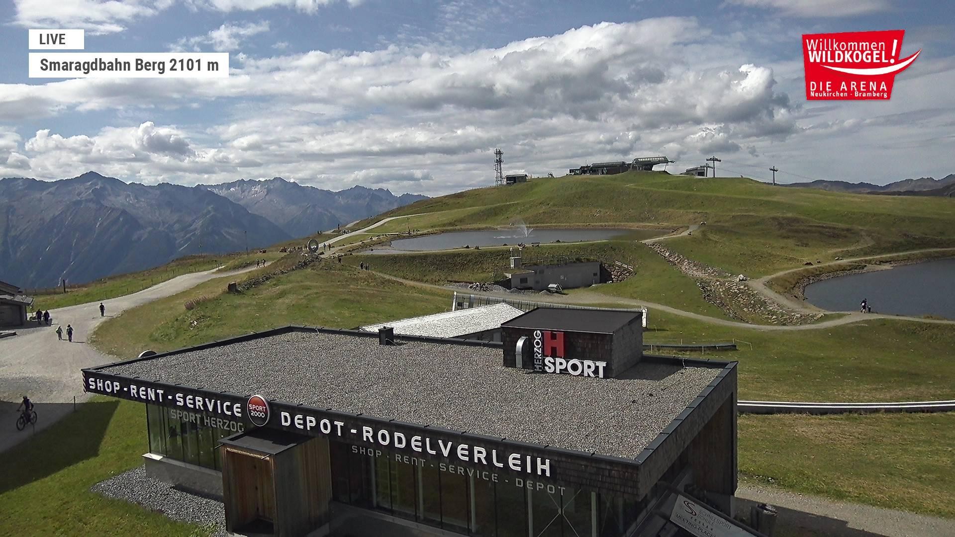 Archiv Foto Webcam Bergstation Smaragdbahn (Wildkogel-Arena)
