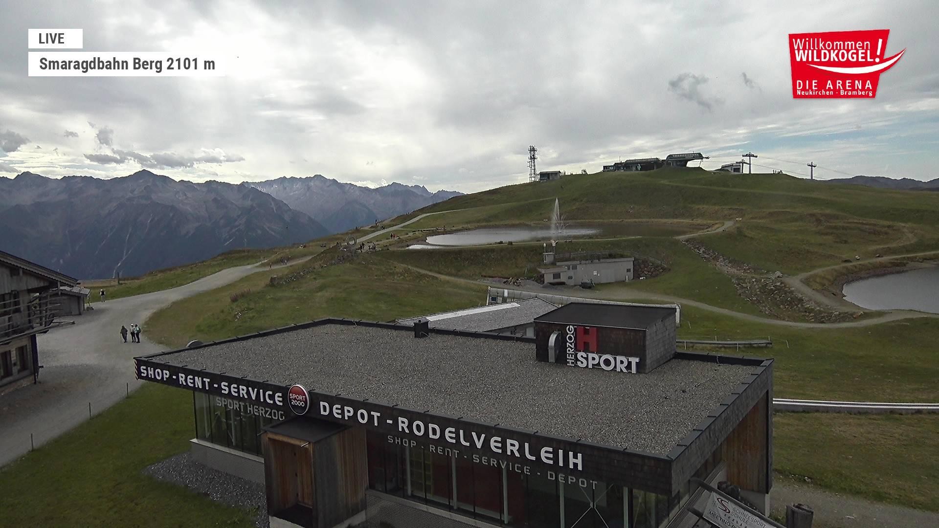 Archiv Foto Webcam Bergstation Smaragdbahn (Wildkogel-Arena)