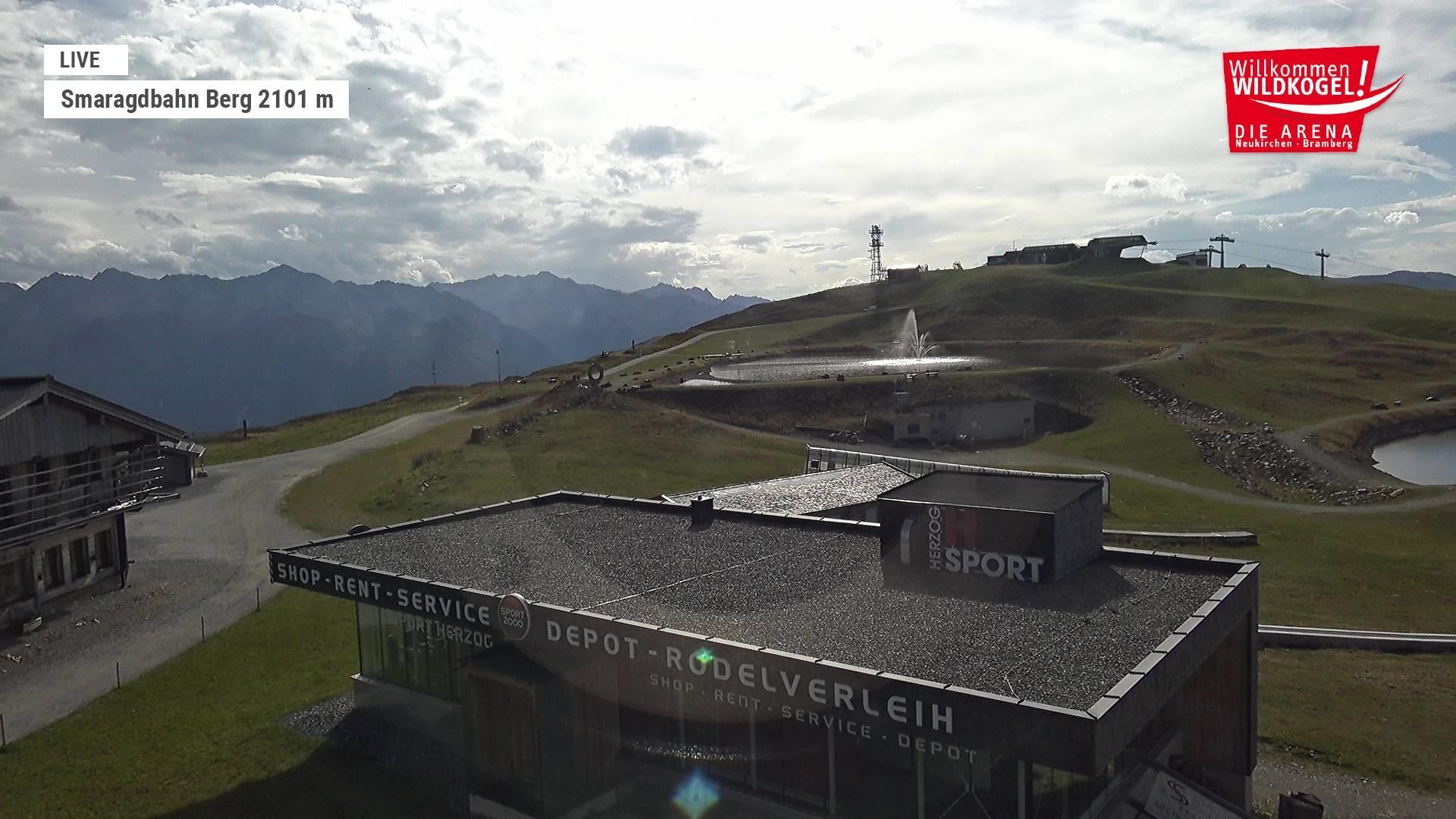 Archiv Foto Webcam Bergstation Smaragdbahn (Wildkogel-Arena)