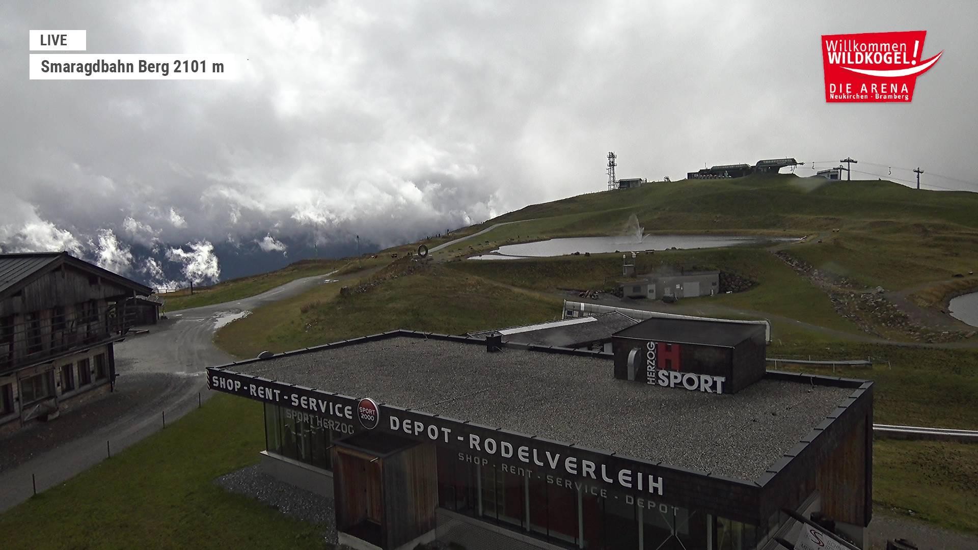 Archiv Foto Webcam Bergstation Smaragdbahn (Wildkogel-Arena)