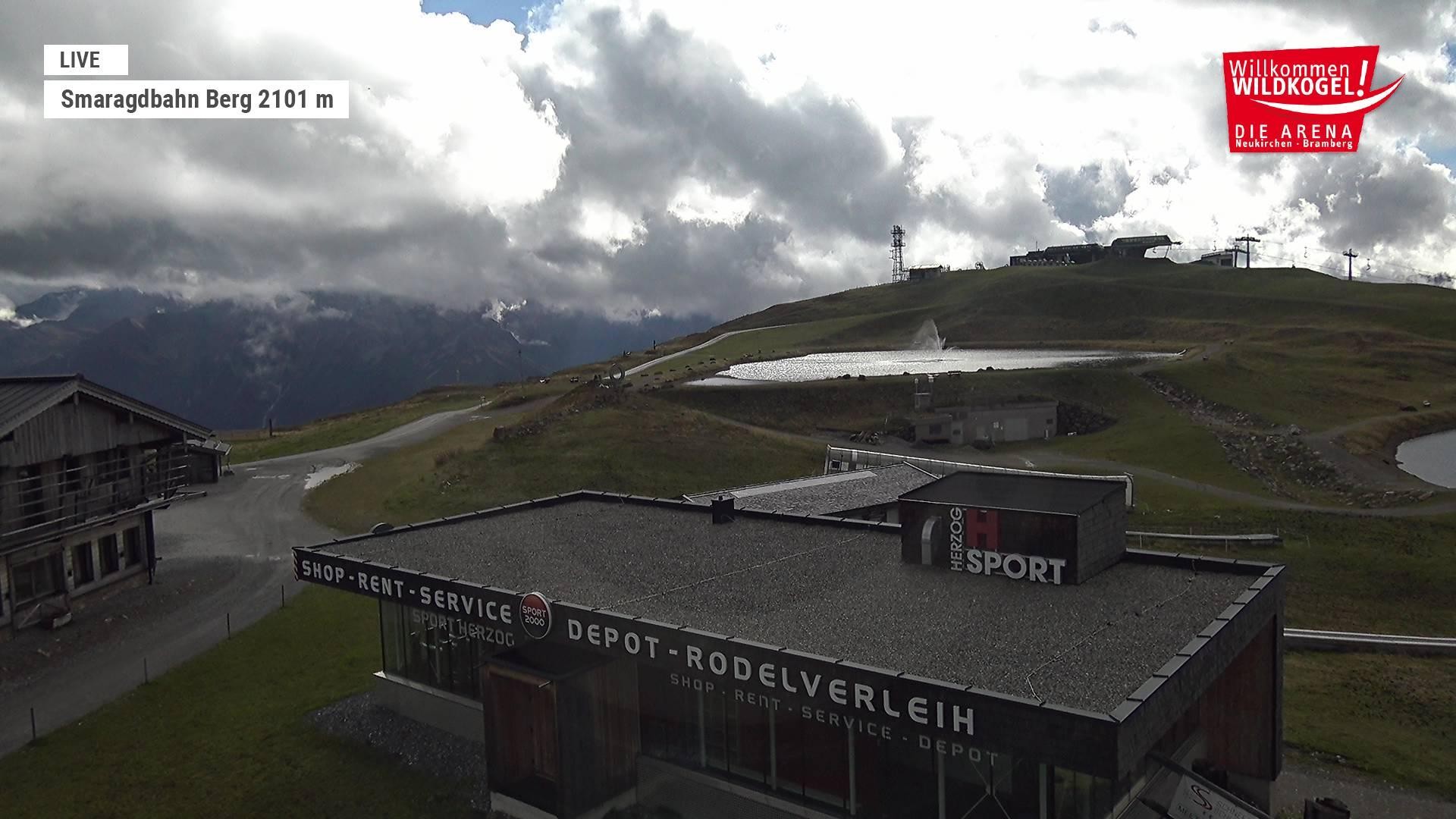 Archiv Foto Webcam Bergstation Smaragdbahn (Wildkogel-Arena)