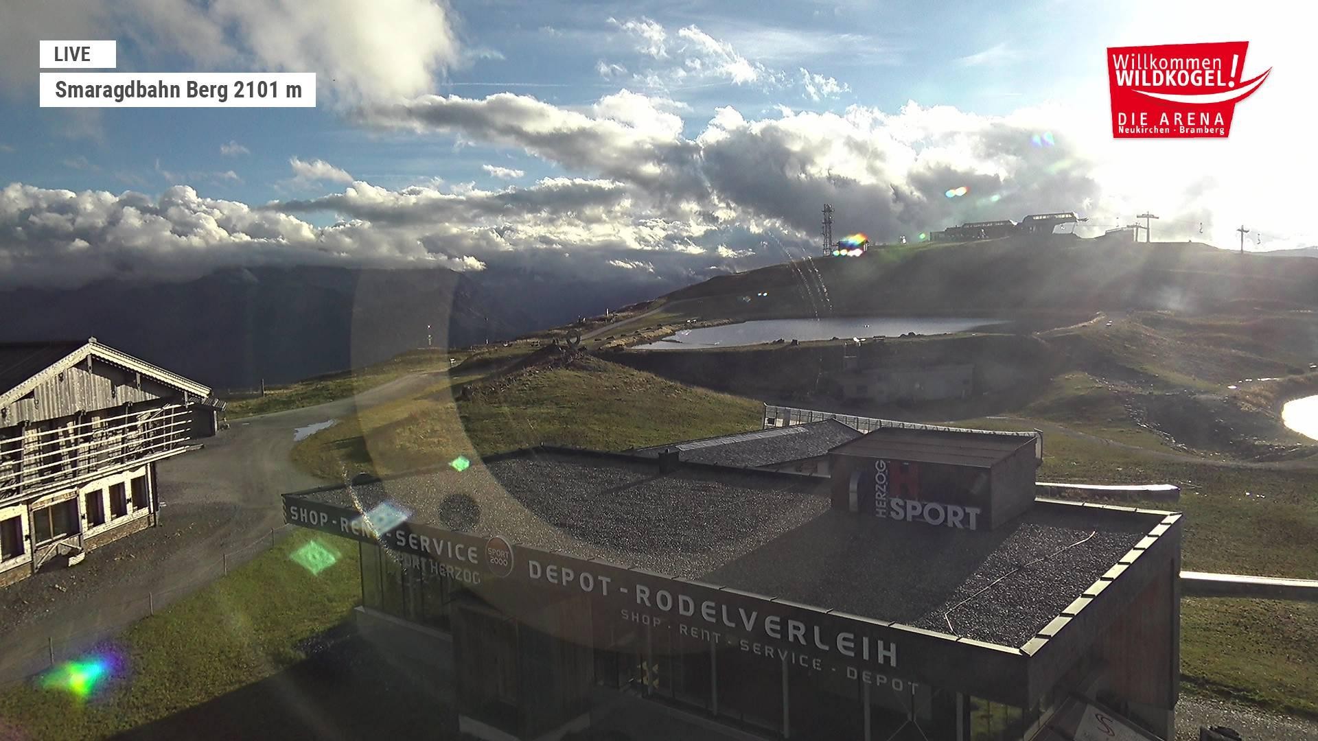 Archiv Foto Webcam Bergstation Smaragdbahn (Wildkogel-Arena)
