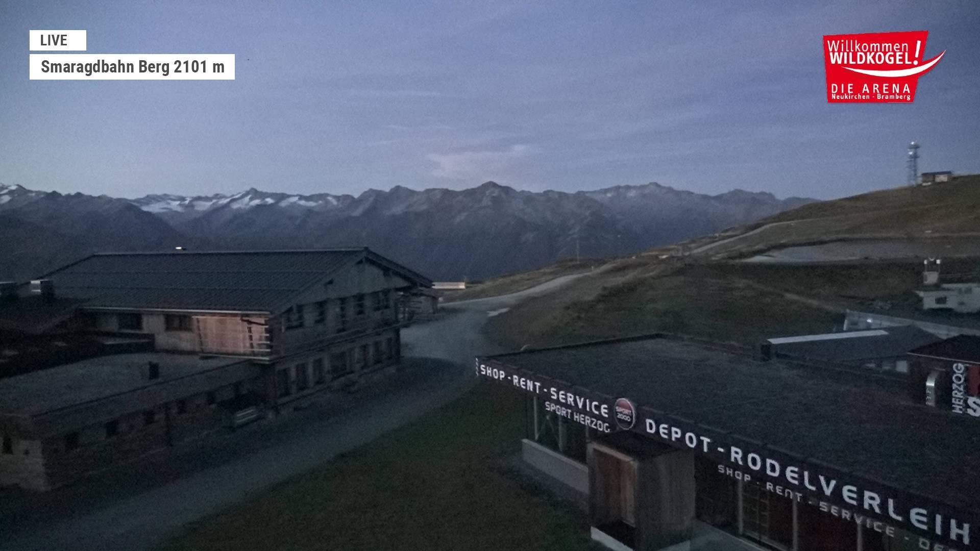 Archiv Foto Webcam Bergstation Smaragdbahn (Wildkogel-Arena)
