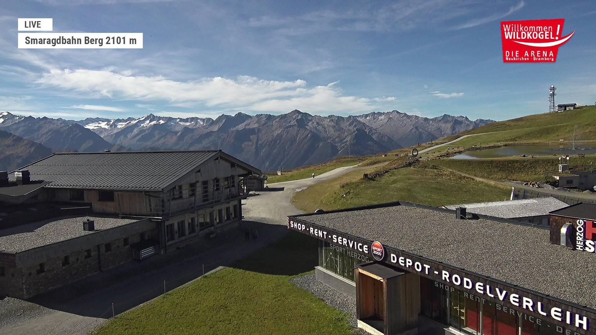 Archiv Foto Webcam Bergstation Smaragdbahn (Wildkogel-Arena)