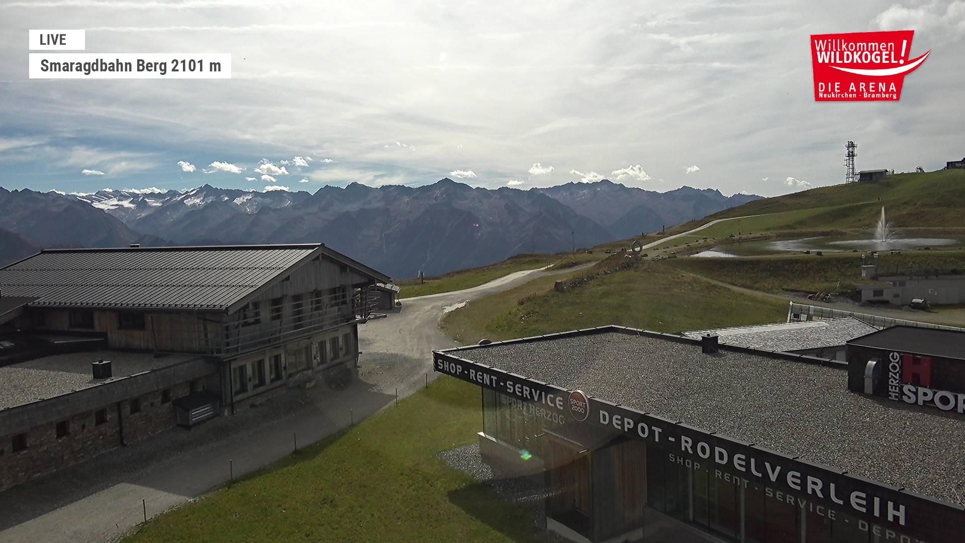 Archiv Foto Webcam Bergstation Smaragdbahn (Wildkogel-Arena)