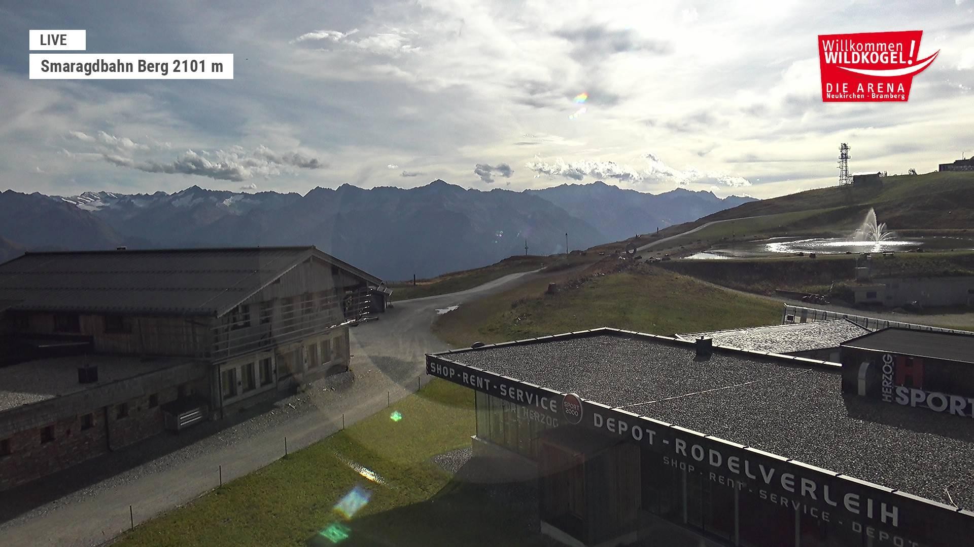 Archiv Foto Webcam Bergstation Smaragdbahn (Wildkogel-Arena)