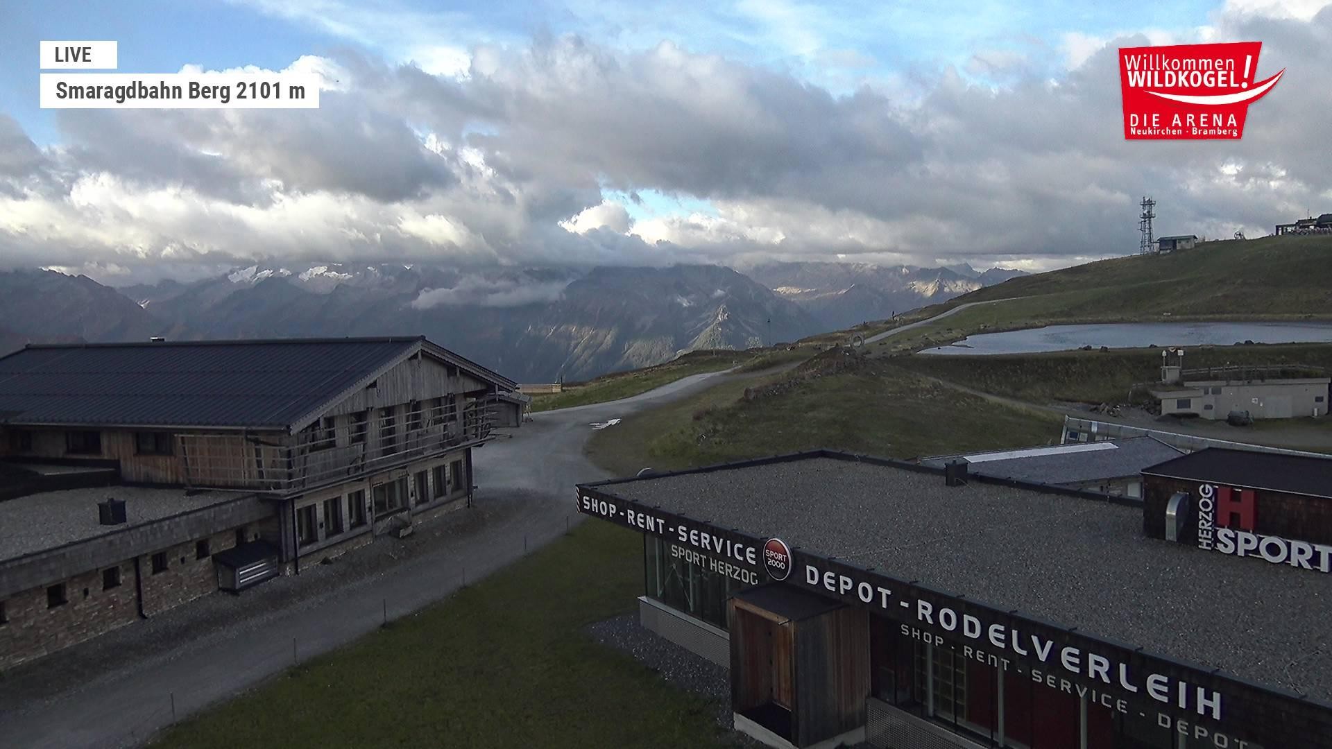 Archiv Foto Webcam Bergstation Smaragdbahn (Wildkogel-Arena)