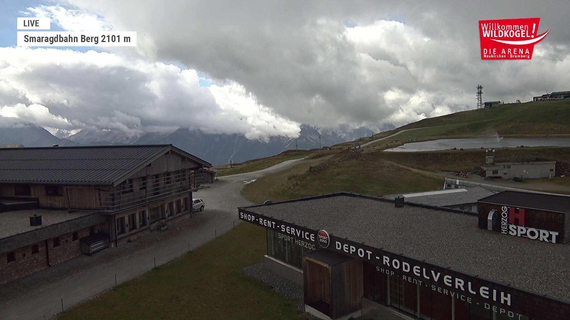 Archiv Foto Webcam Bergstation Smaragdbahn (Wildkogel-Arena)