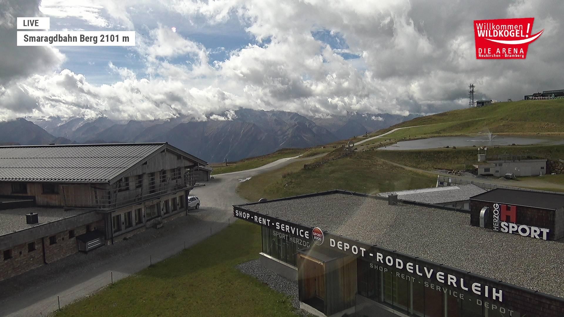 Archiv Foto Webcam Bergstation Smaragdbahn (Wildkogel-Arena)