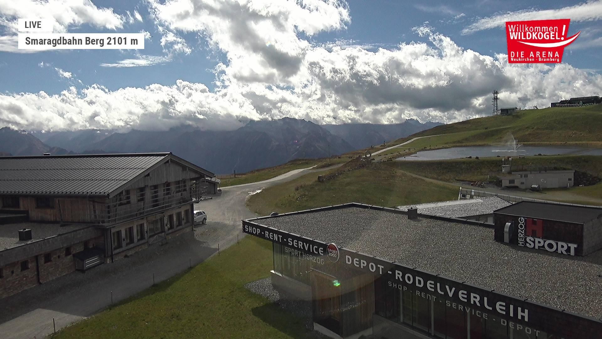 Archiv Foto Webcam Bergstation Smaragdbahn (Wildkogel-Arena)