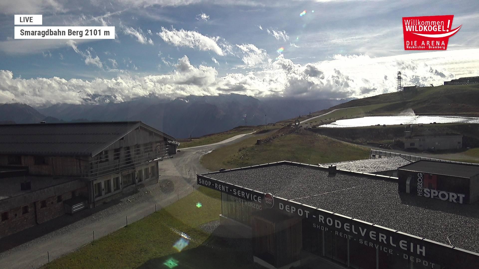 Archiv Foto Webcam Bergstation Smaragdbahn (Wildkogel-Arena)