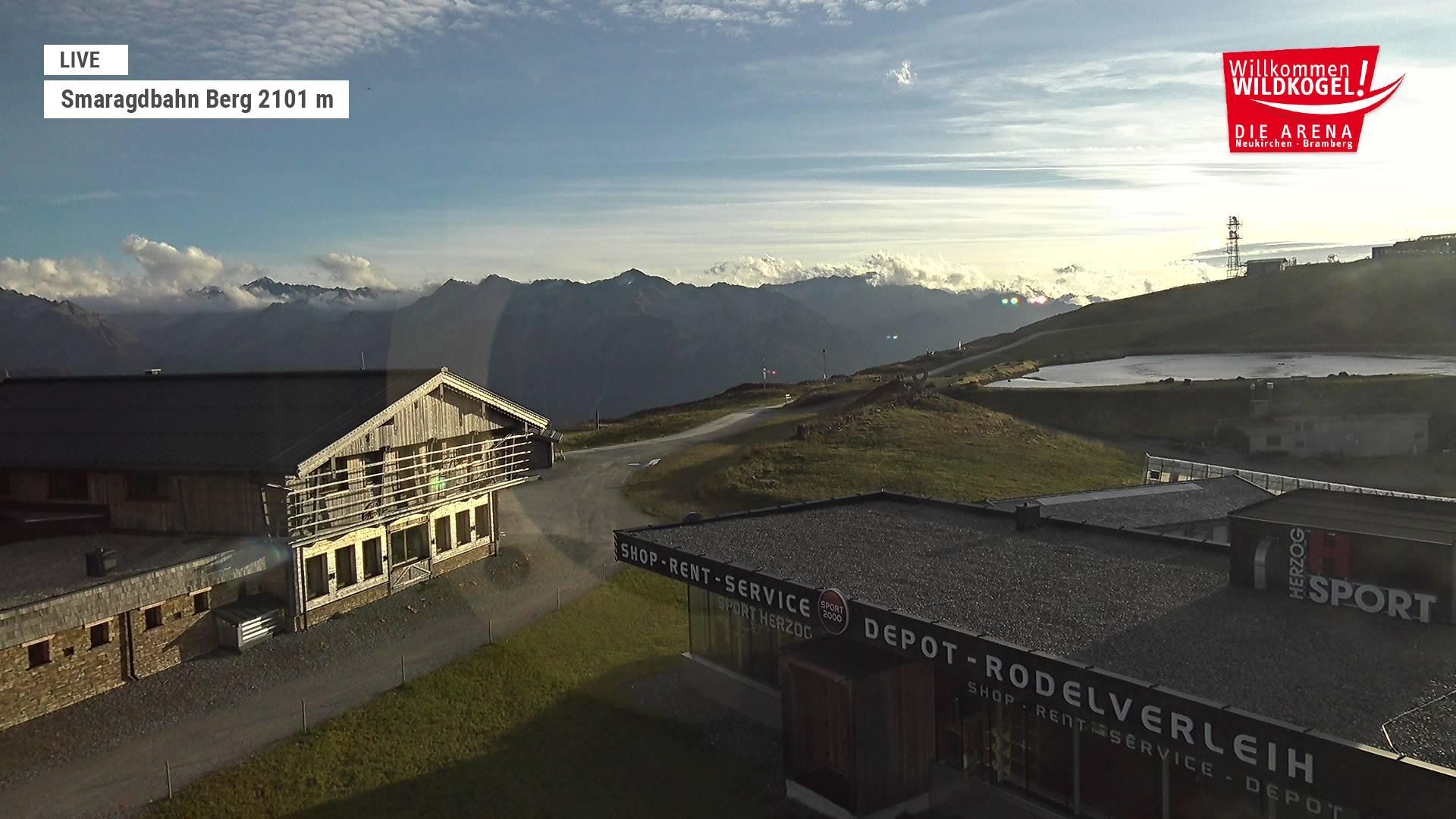 Archiv Foto Webcam Bergstation Smaragdbahn (Wildkogel-Arena)