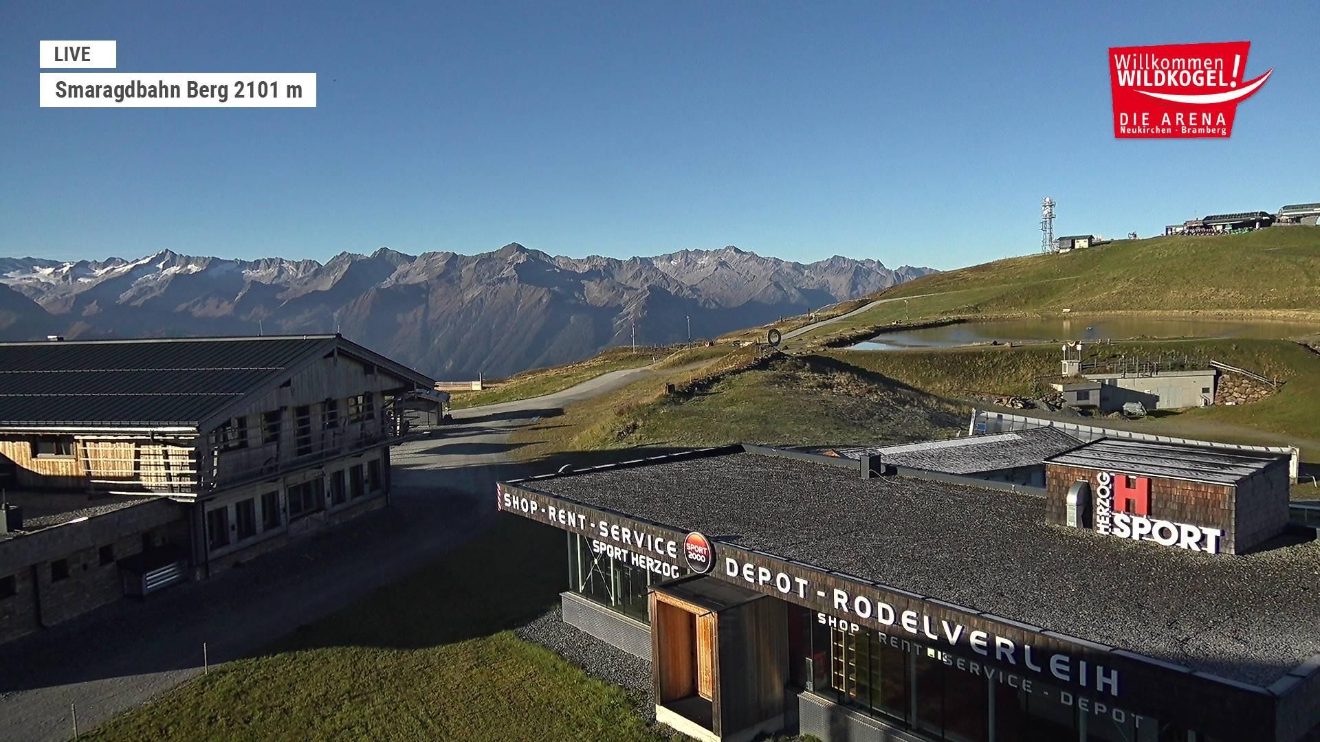 Archiv Foto Webcam Bergstation Smaragdbahn (Wildkogel-Arena)