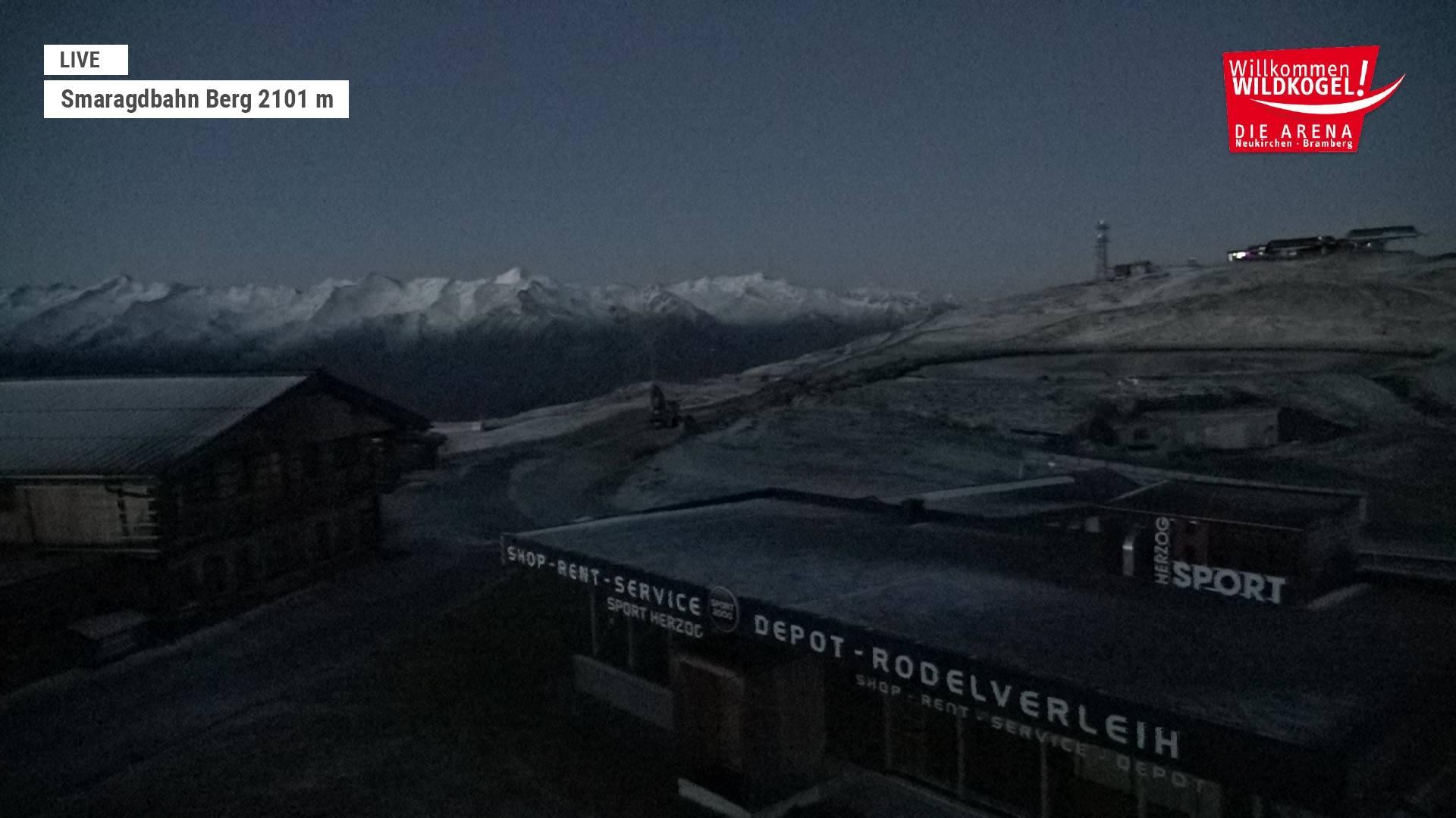 Archiv Foto Webcam Bergstation Smaragdbahn (Wildkogel-Arena)