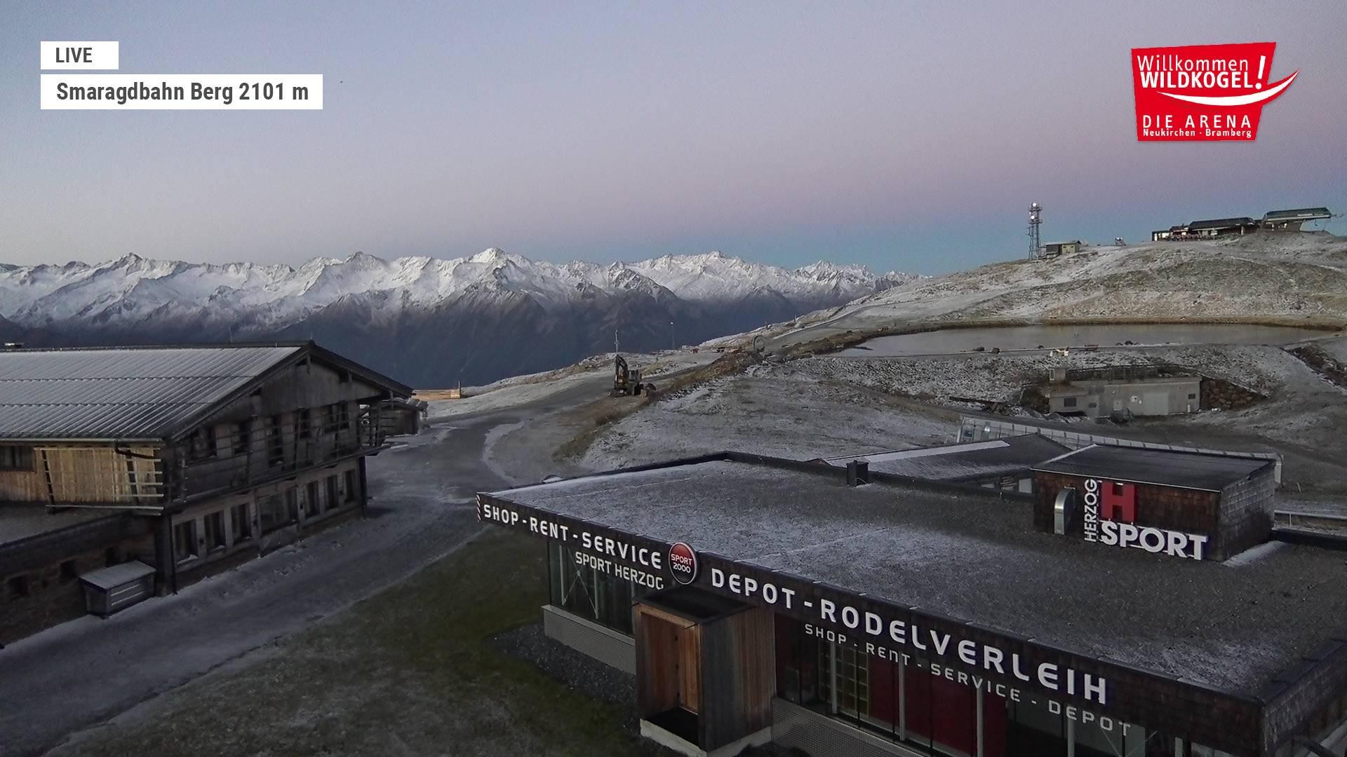 Archiv Foto Webcam Bergstation Smaragdbahn (Wildkogel-Arena)