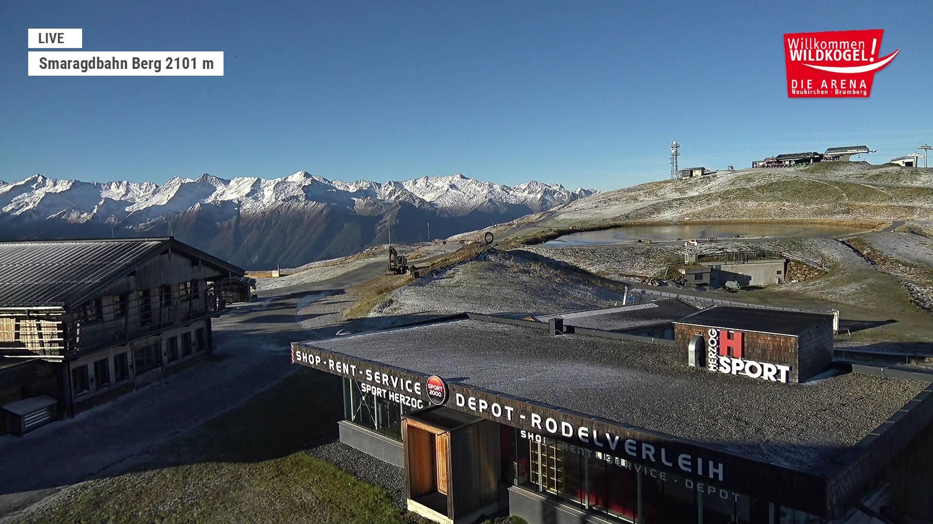Archiv Foto Webcam Bergstation Smaragdbahn (Wildkogel-Arena)