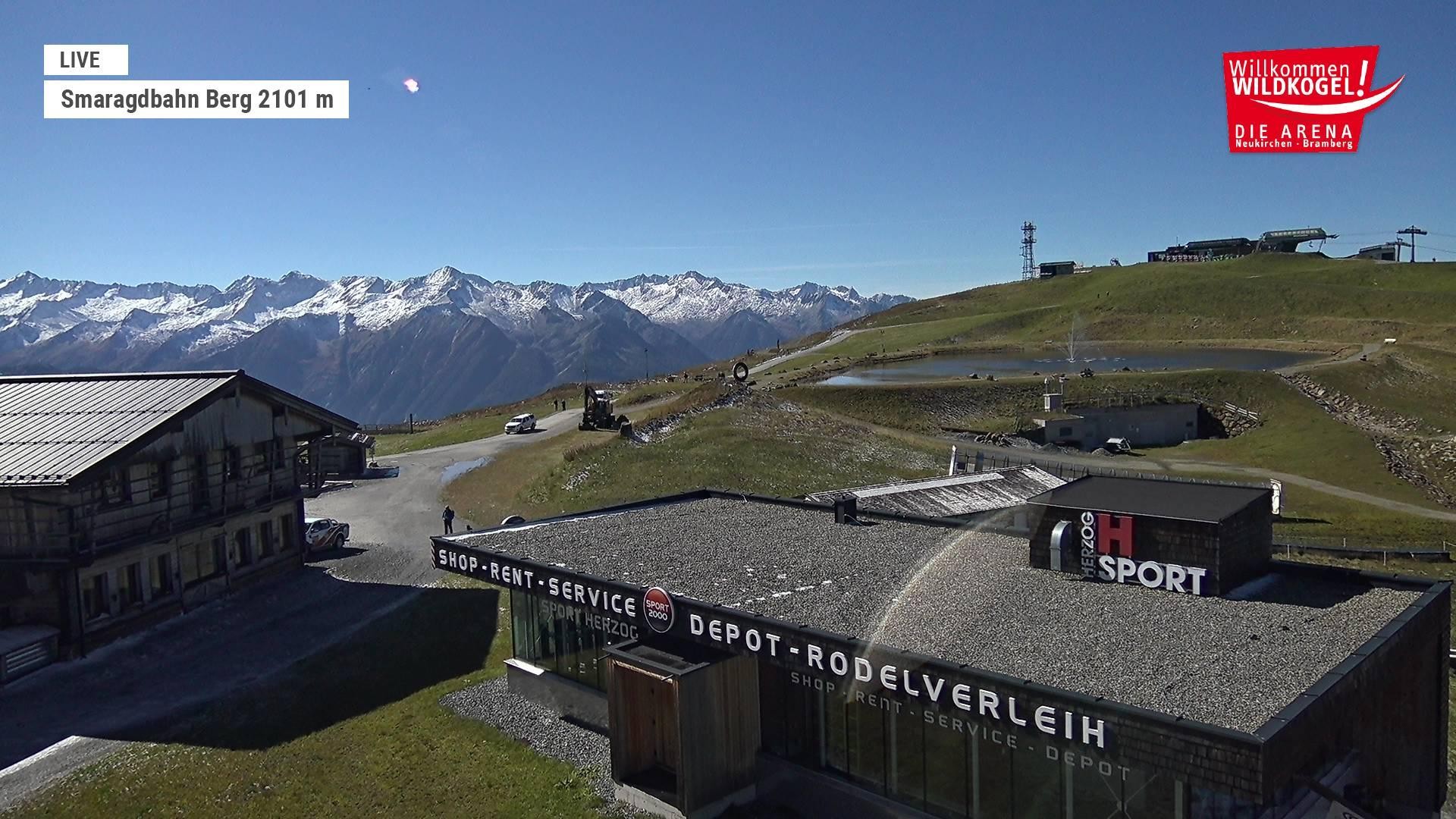 Archiv Foto Webcam Bergstation Smaragdbahn (Wildkogel-Arena)
