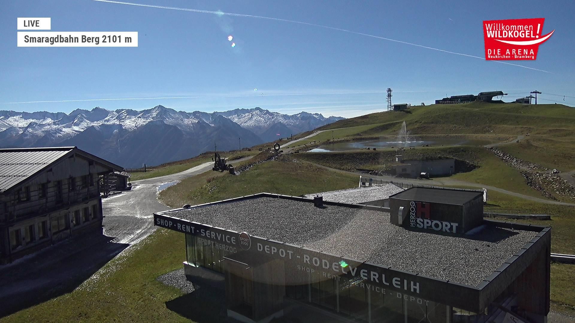 Archiv Foto Webcam Bergstation Smaragdbahn (Wildkogel-Arena)