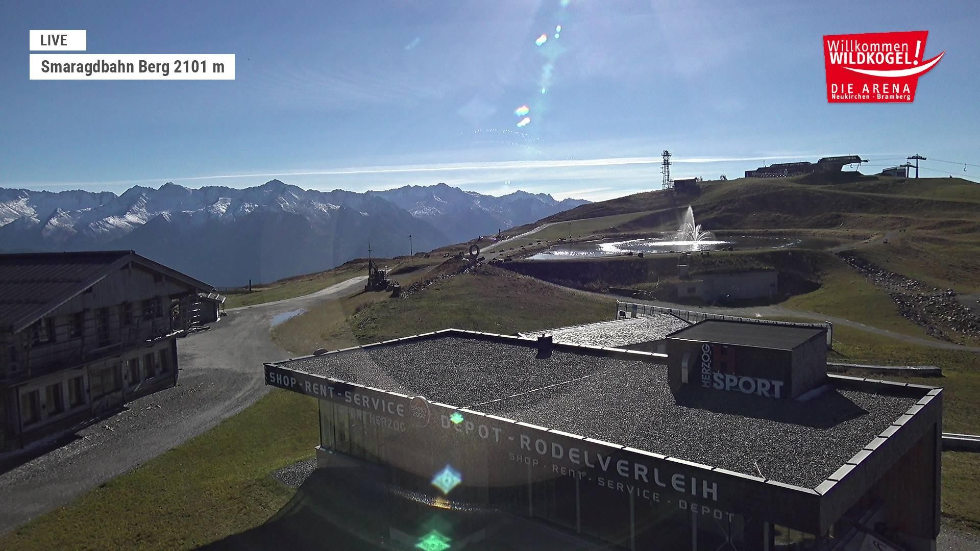 Archiv Foto Webcam Bergstation Smaragdbahn (Wildkogel-Arena)