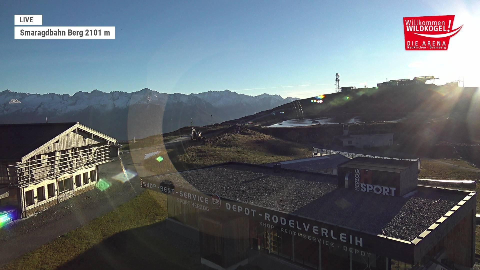 Archiv Foto Webcam Bergstation Smaragdbahn (Wildkogel-Arena)