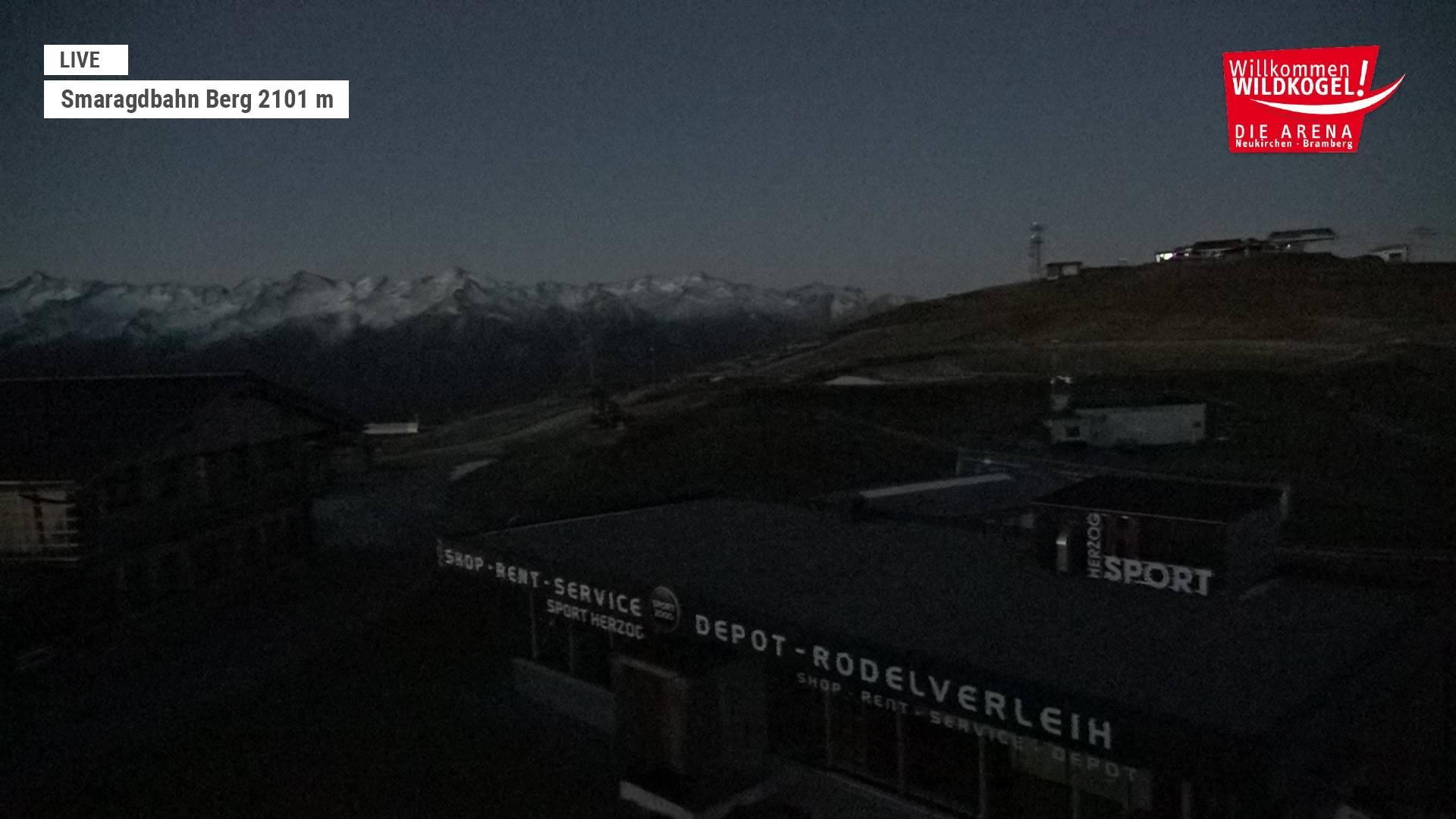 Archiv Foto Webcam Bergstation Smaragdbahn (Wildkogel-Arena)